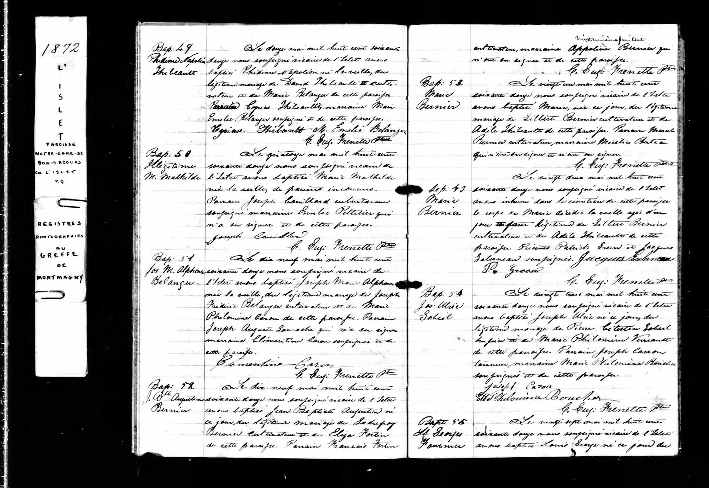 Acte de baptême