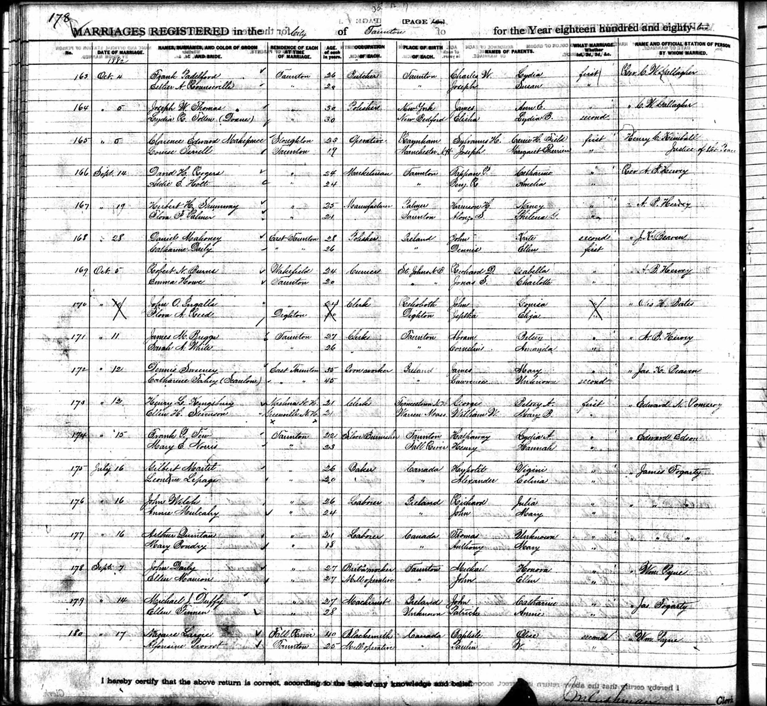 Enregistrement du mariage en secondes noces