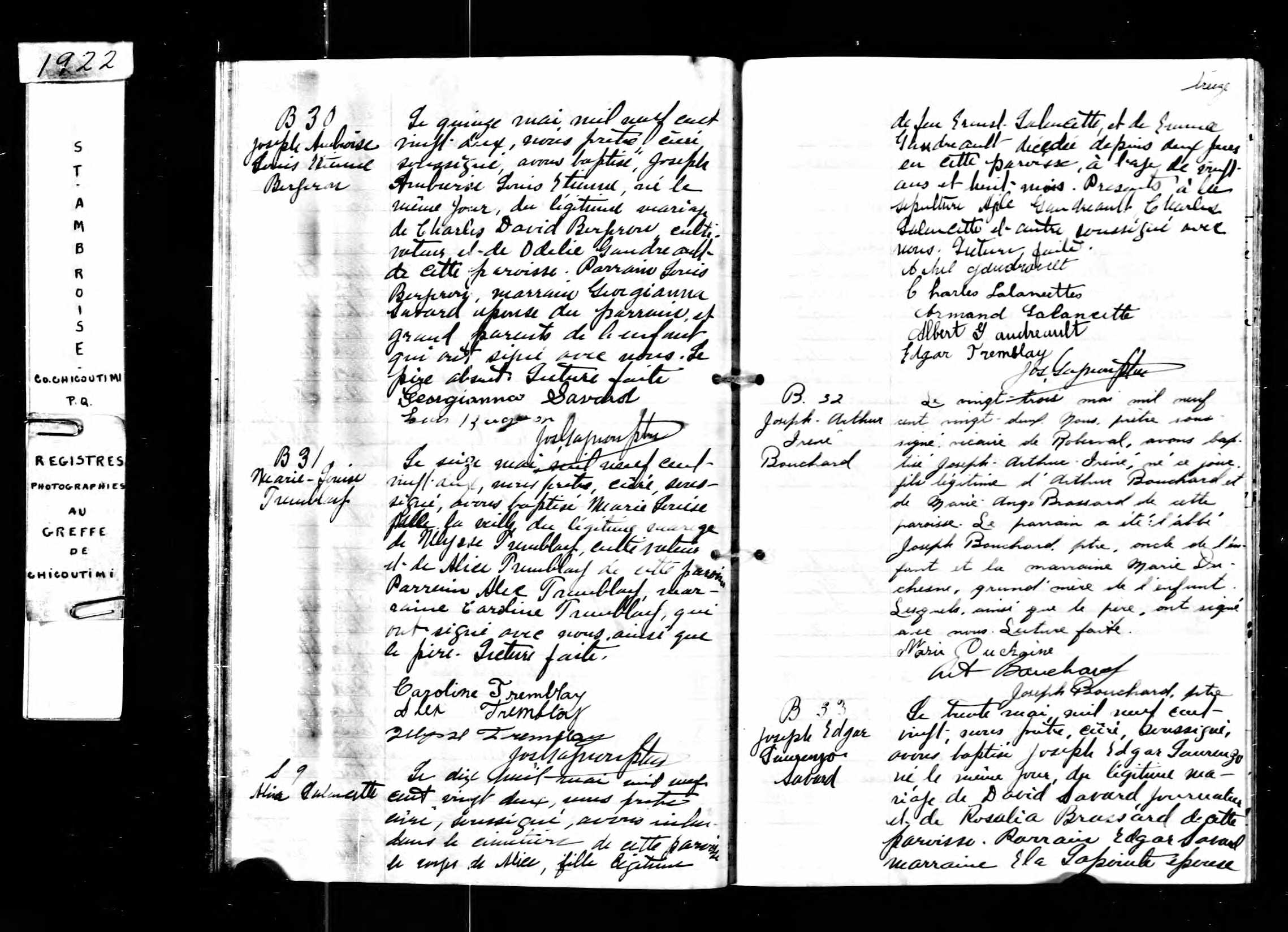 Acte de baptême