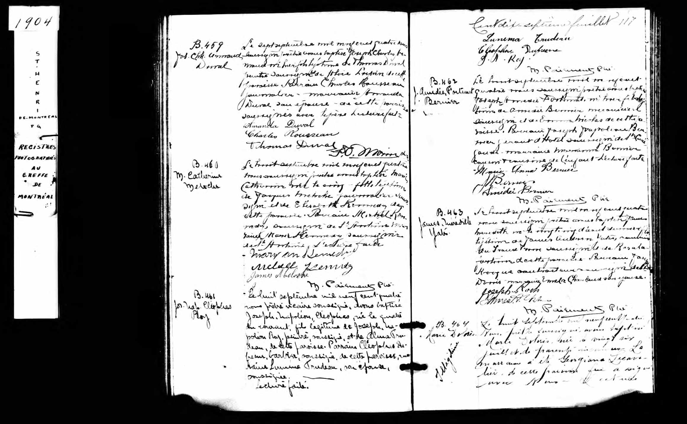 Acte de baptême