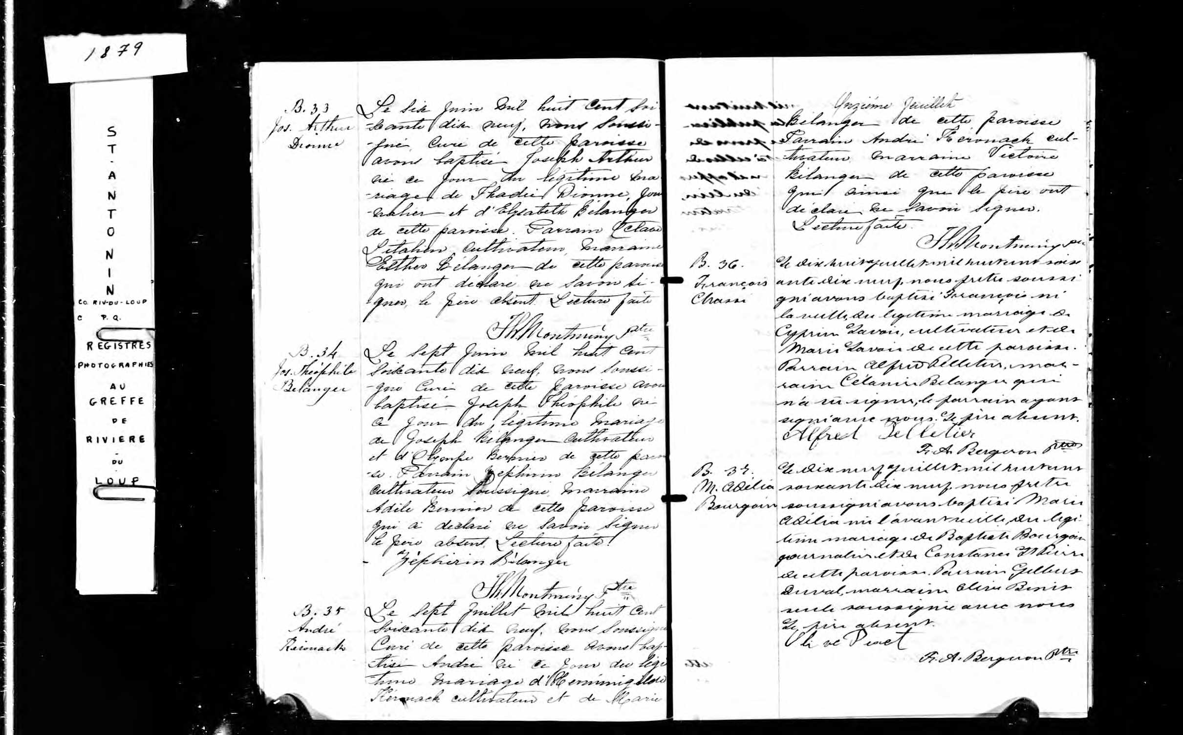 Acte de baptême