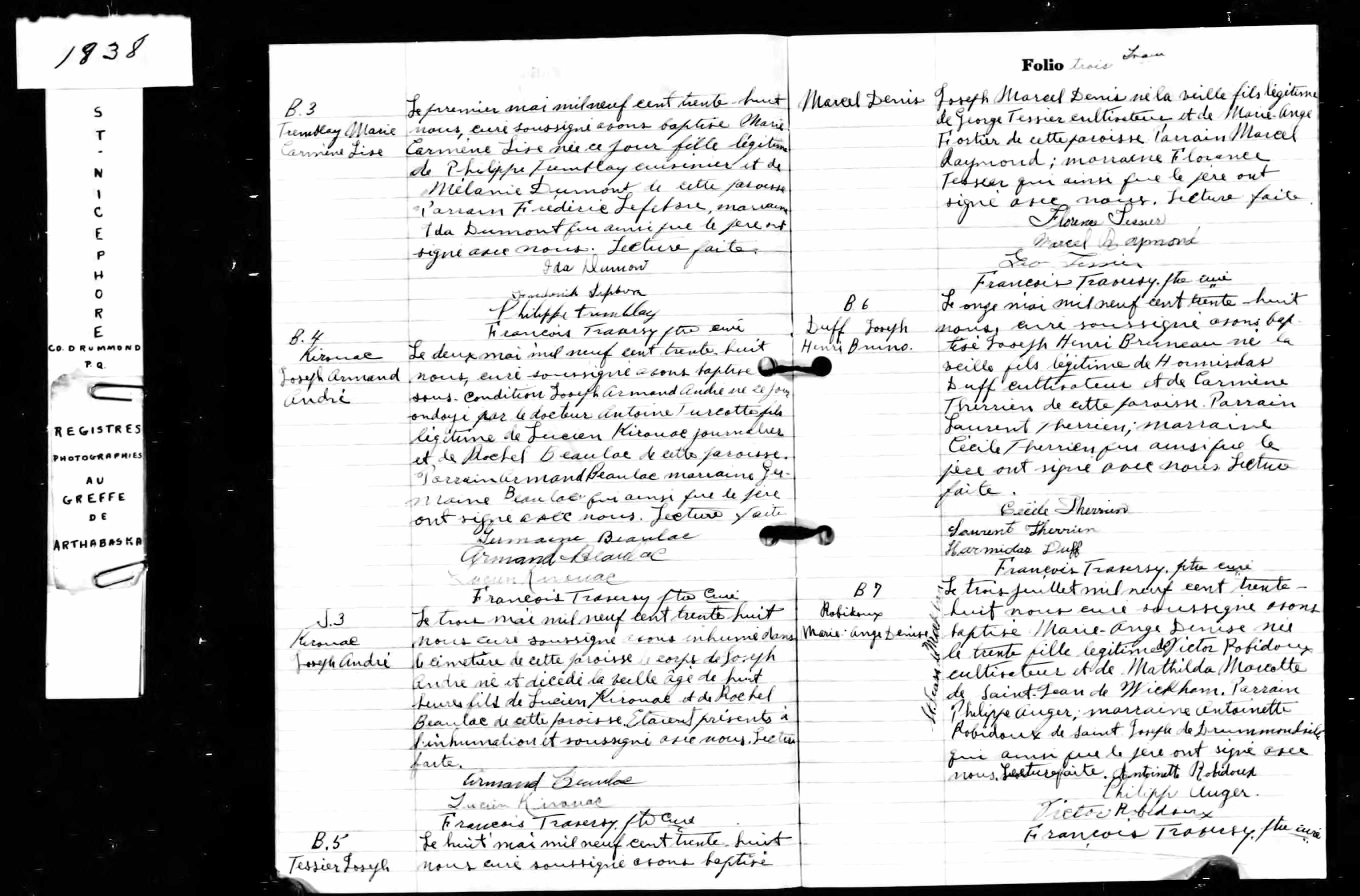 Acte de sépulture