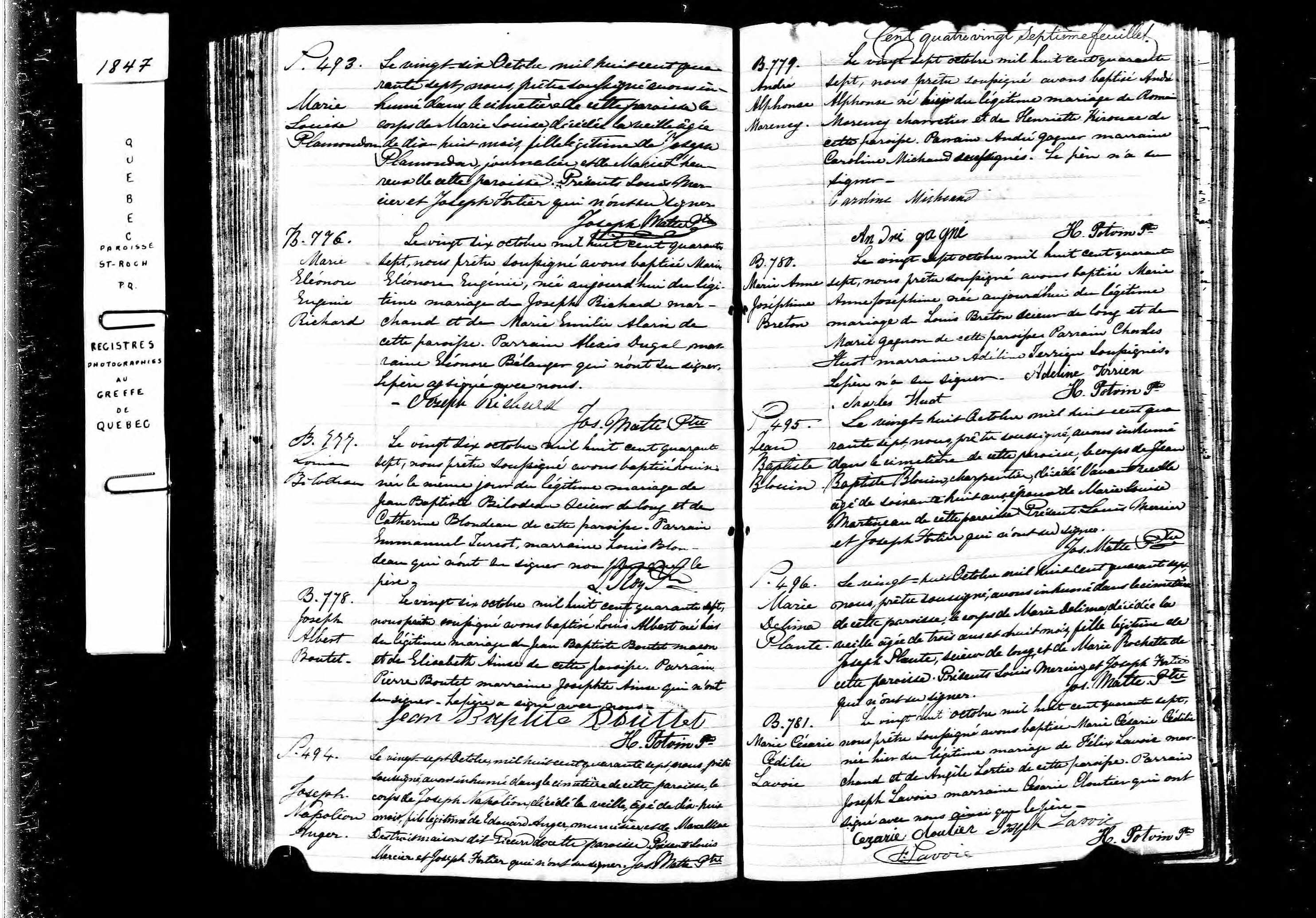 Acte de baptême Acte de baptême