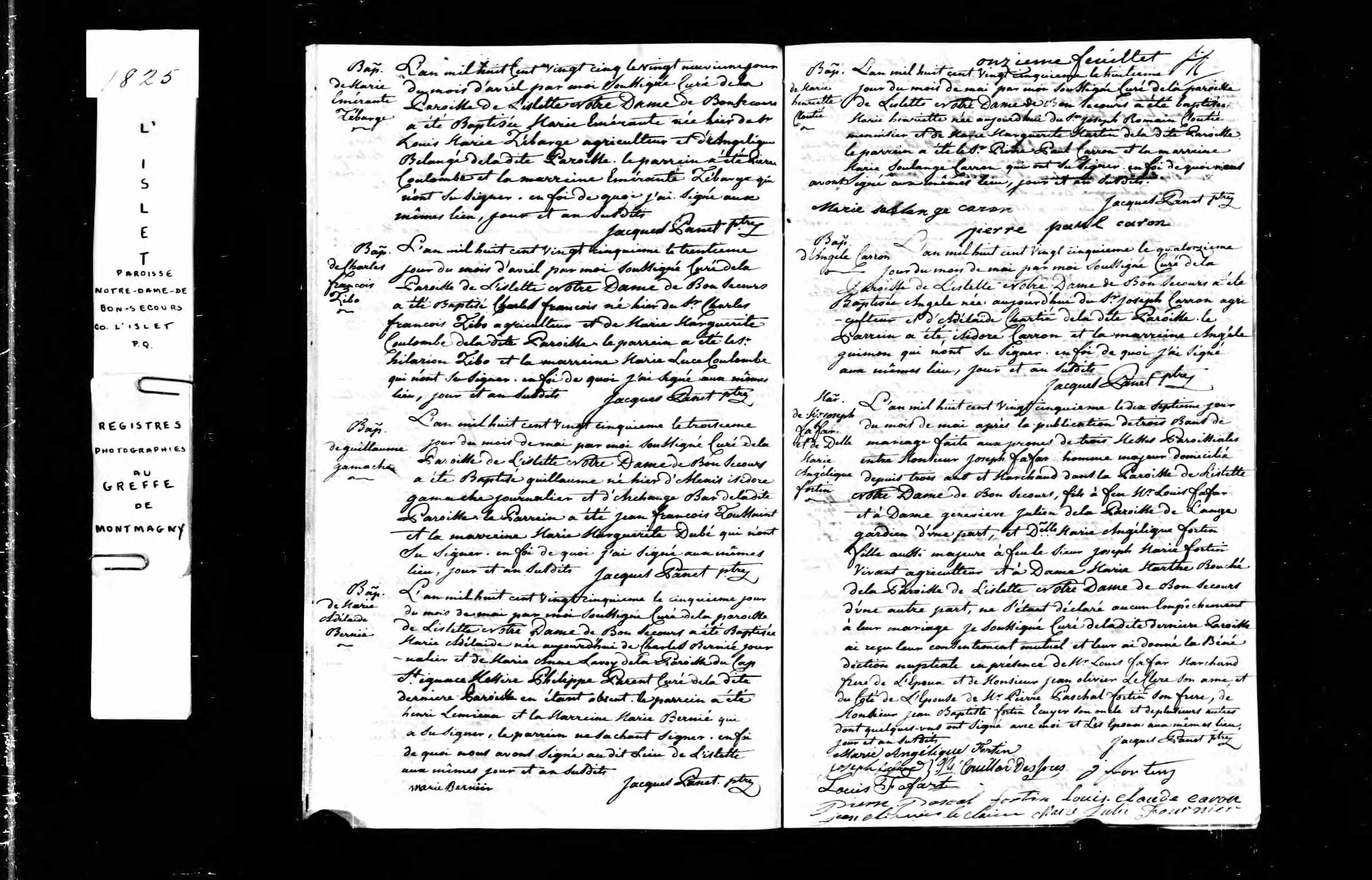 Acte de baptême Acte de baptême
