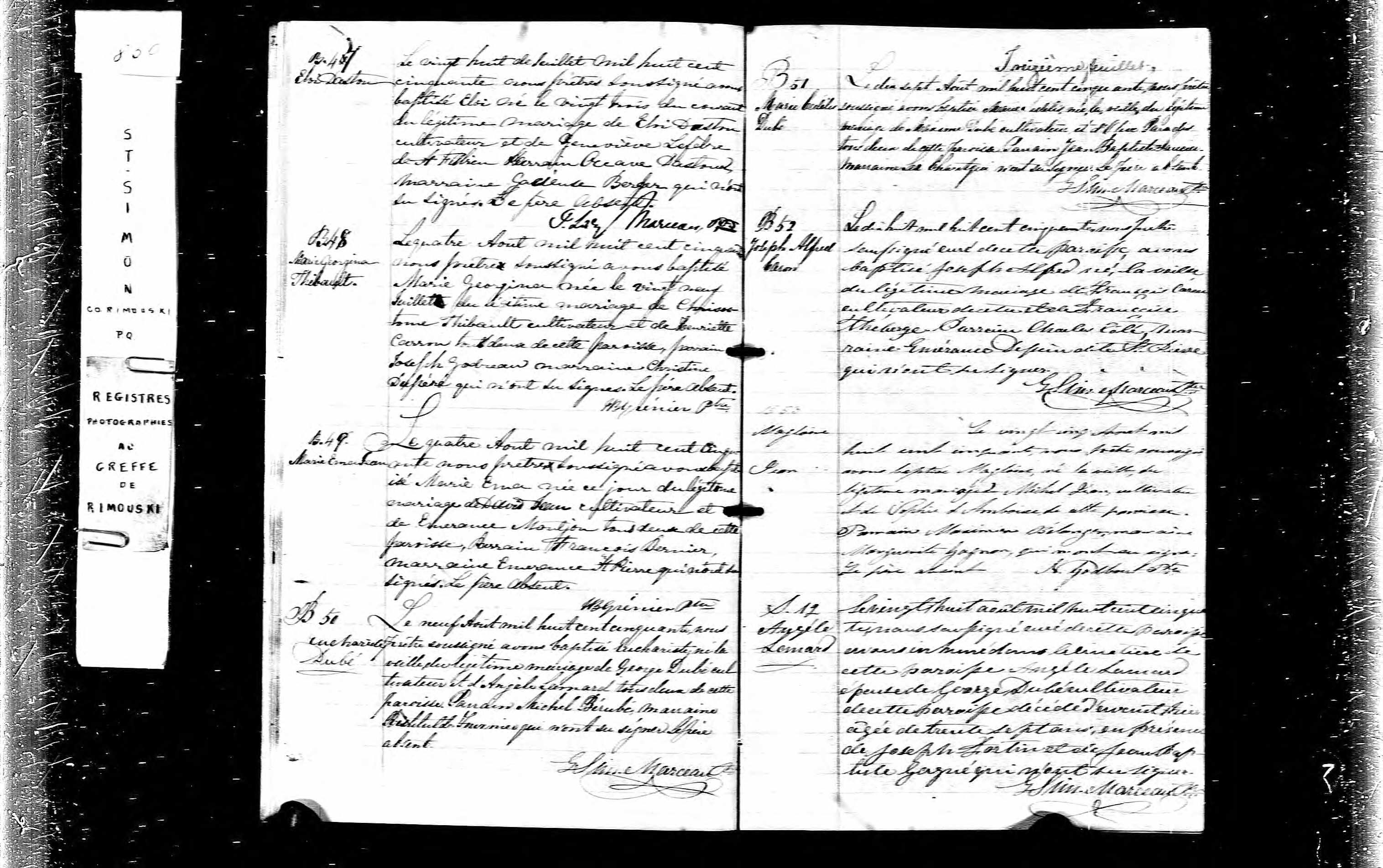 Acte de sépulture