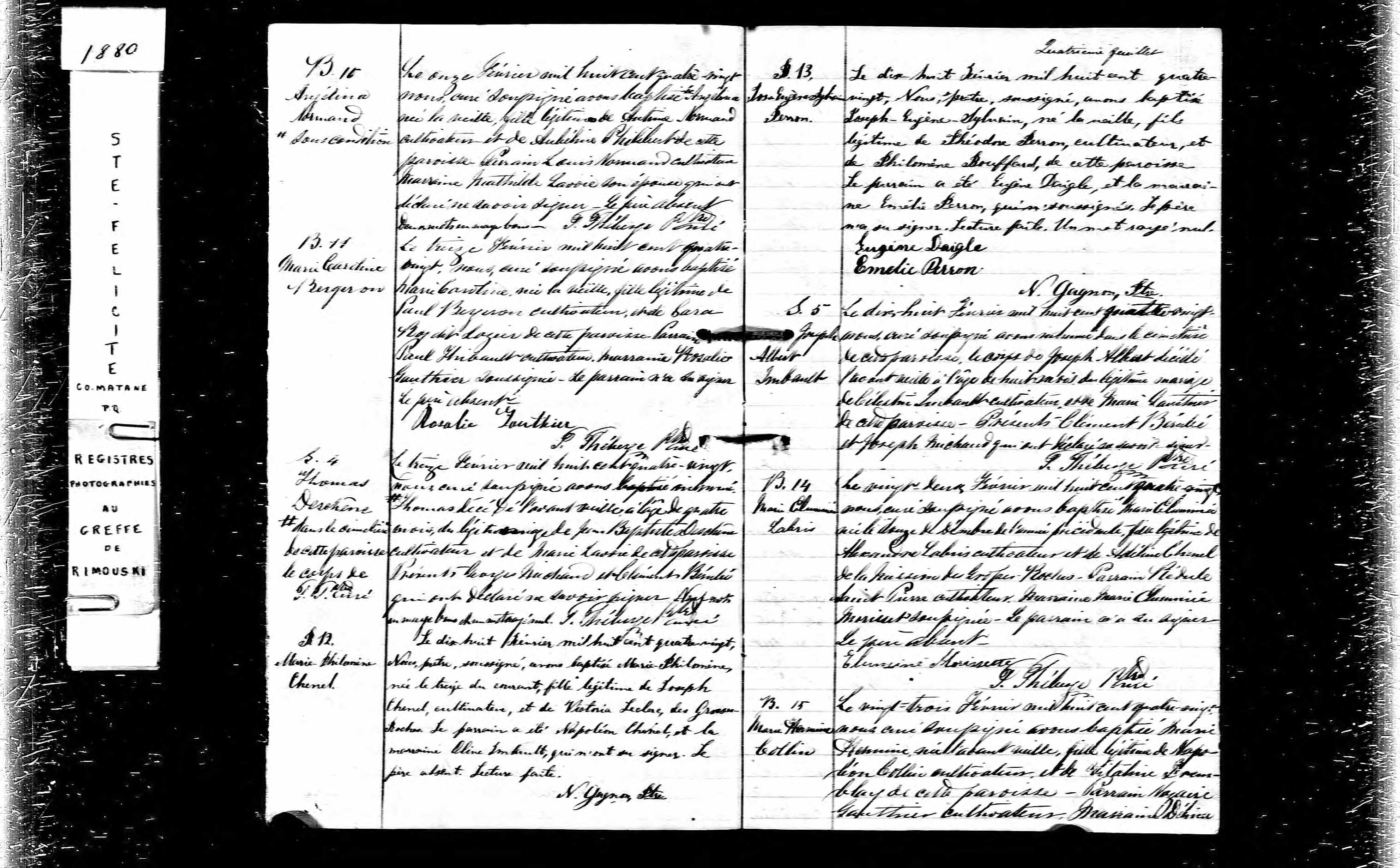 Acte de baptême