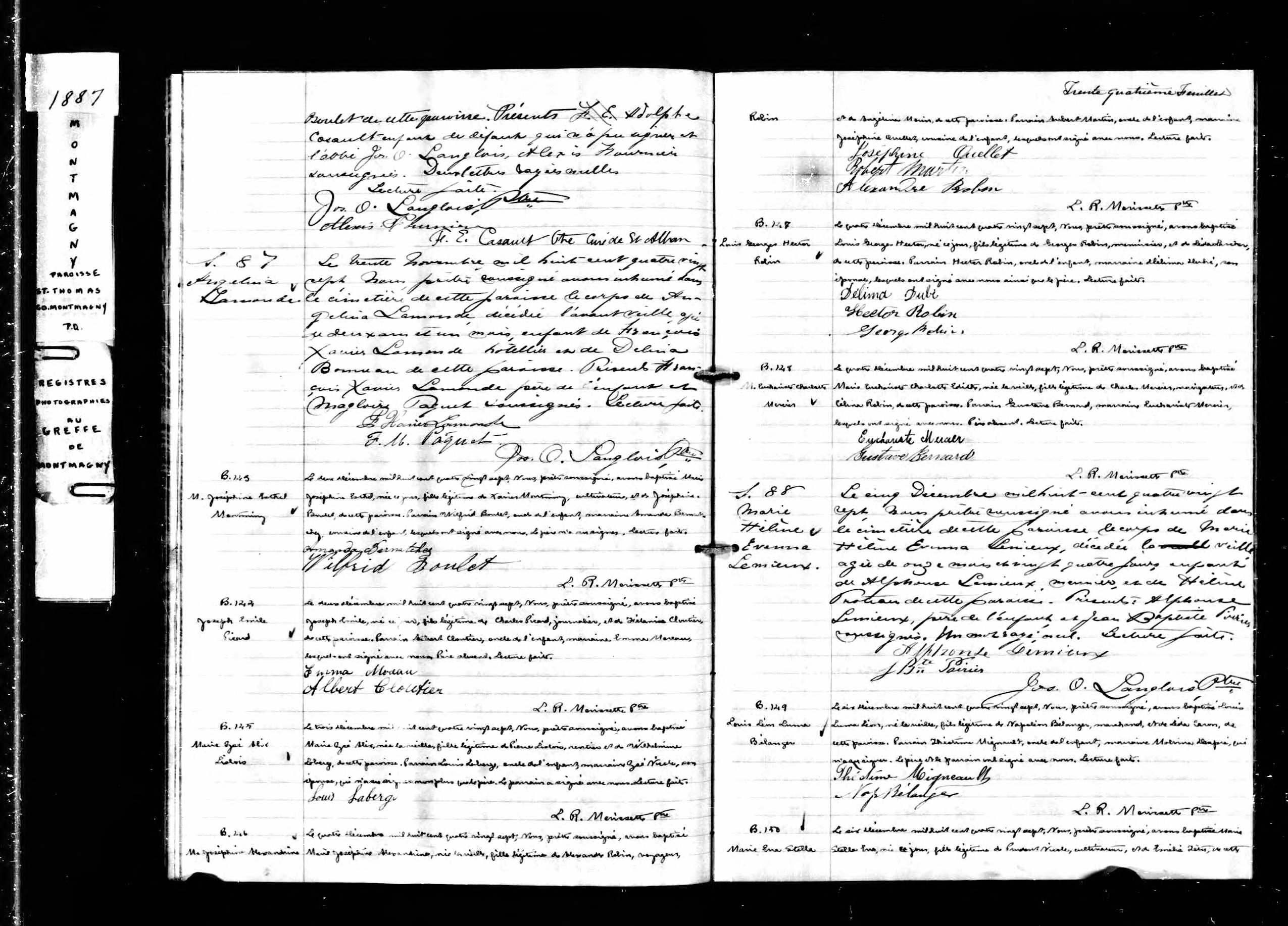 Acte de sépulture