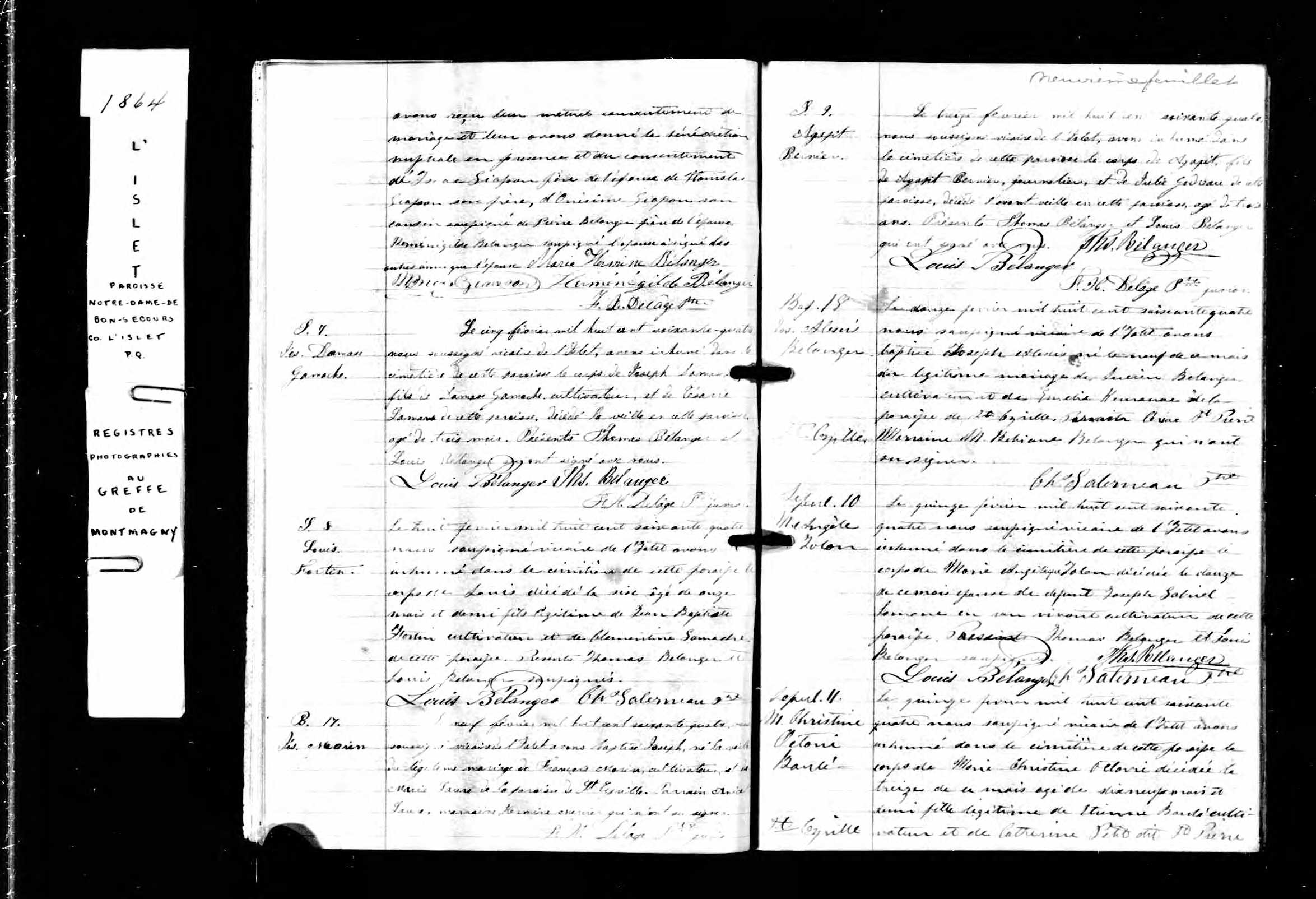 Acte de sépulture