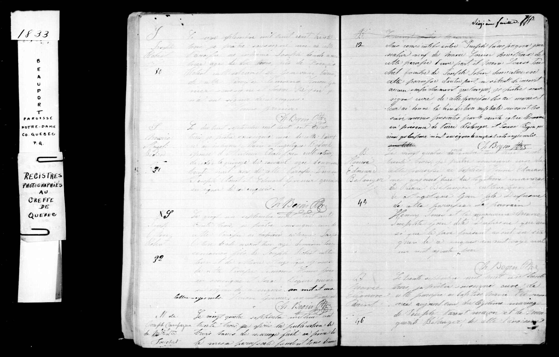 Acte de baptême