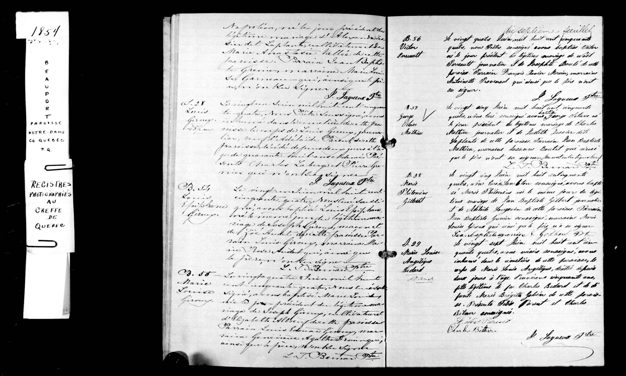 Acte de sépulture