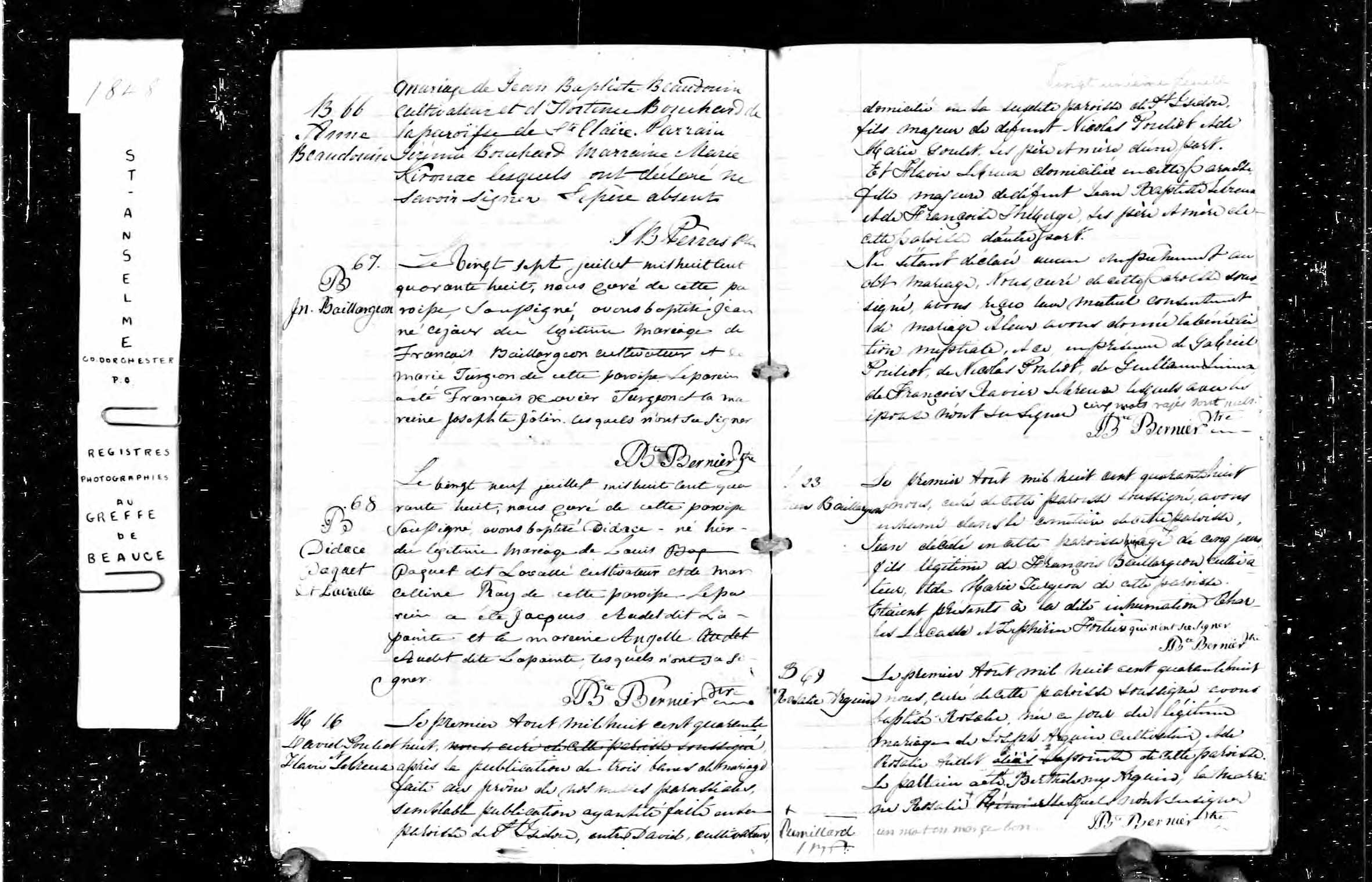 Acte de baptême