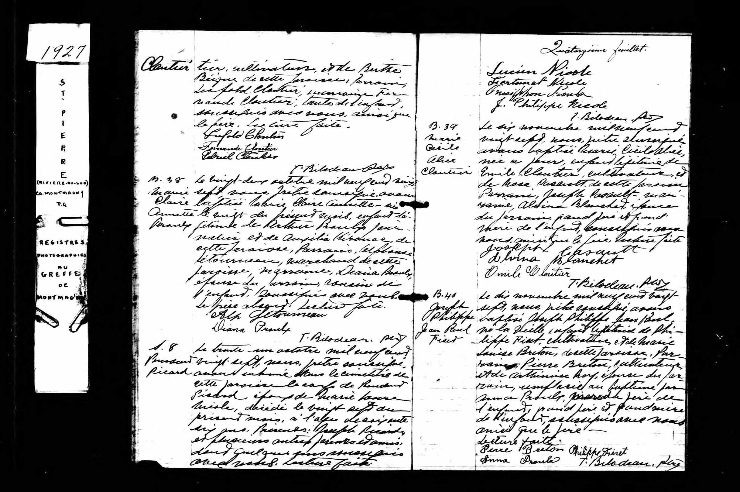 Acte de baptême