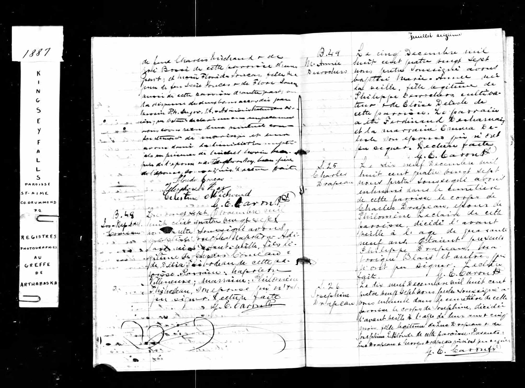 Acte de baptême Acte de baptême