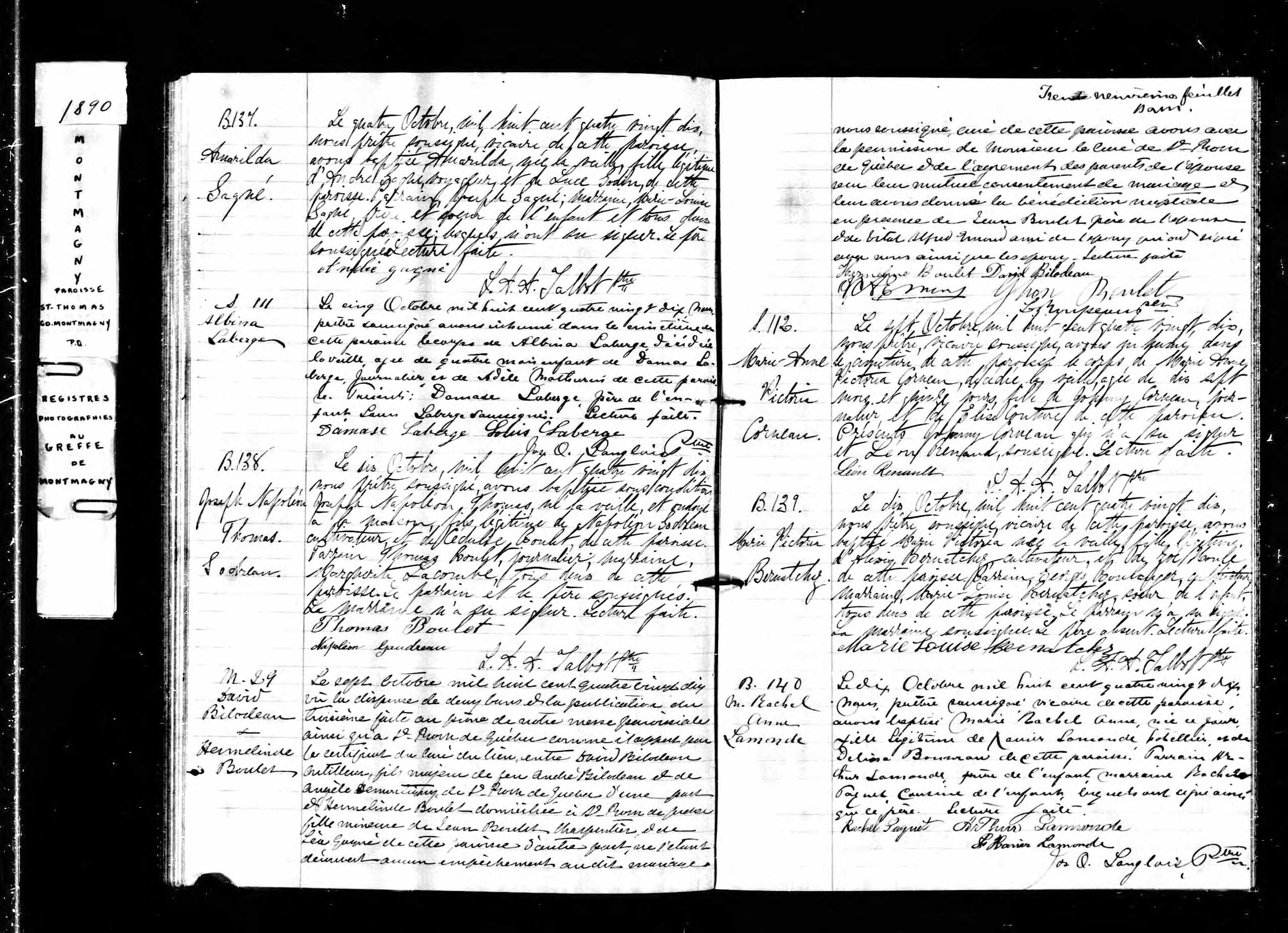 Acte de baptême