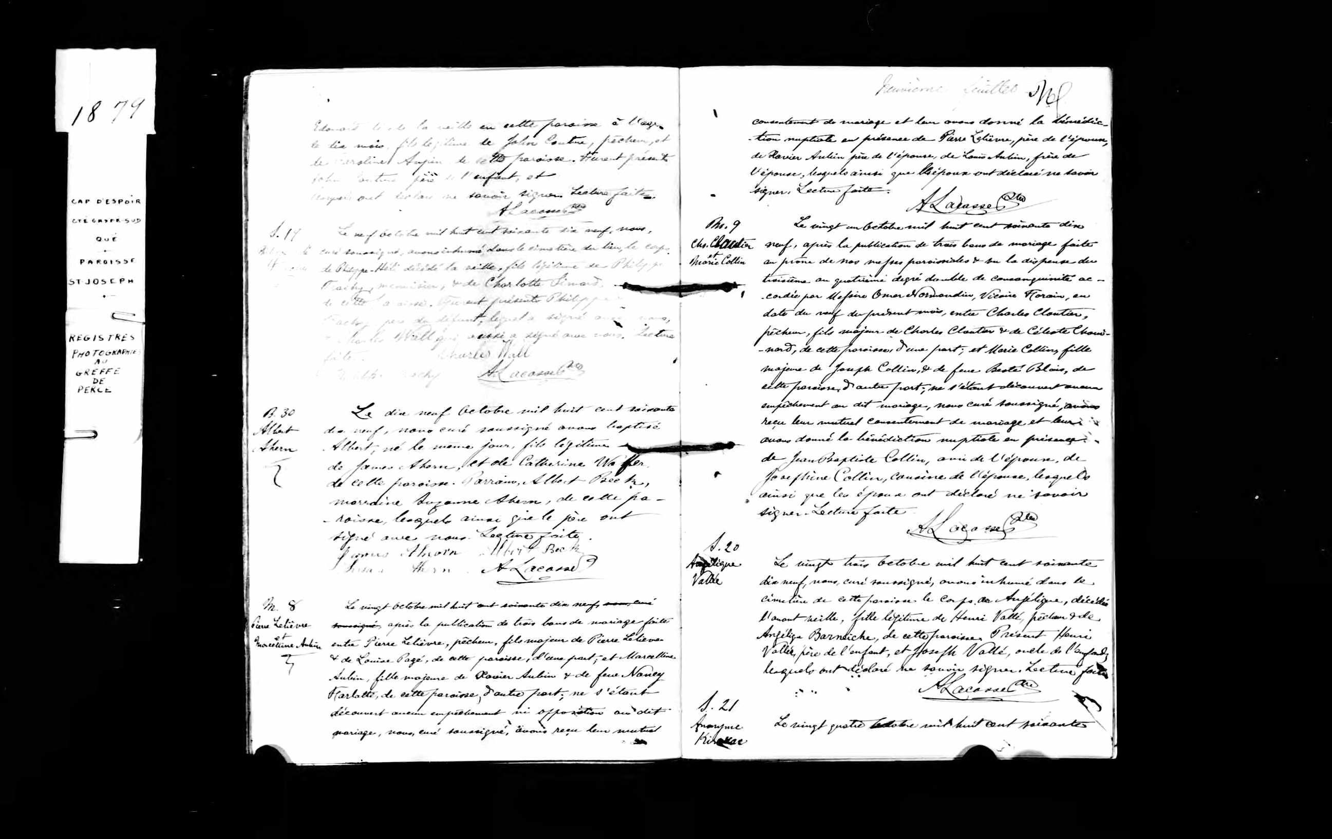  Acte de sépulture