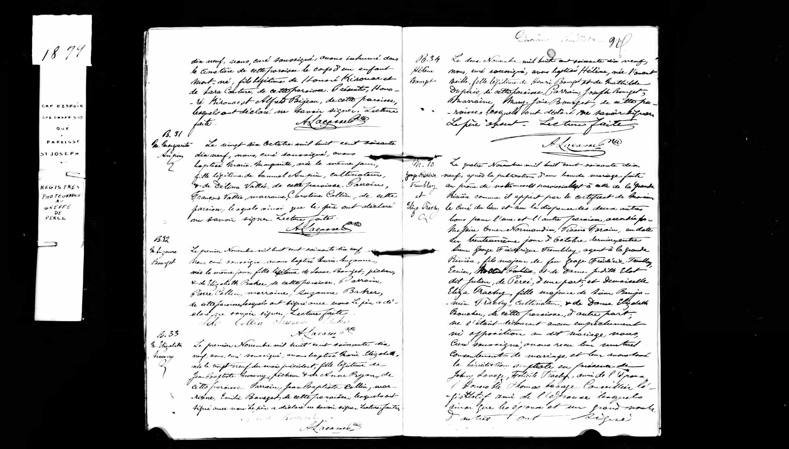  Acte de sépulture