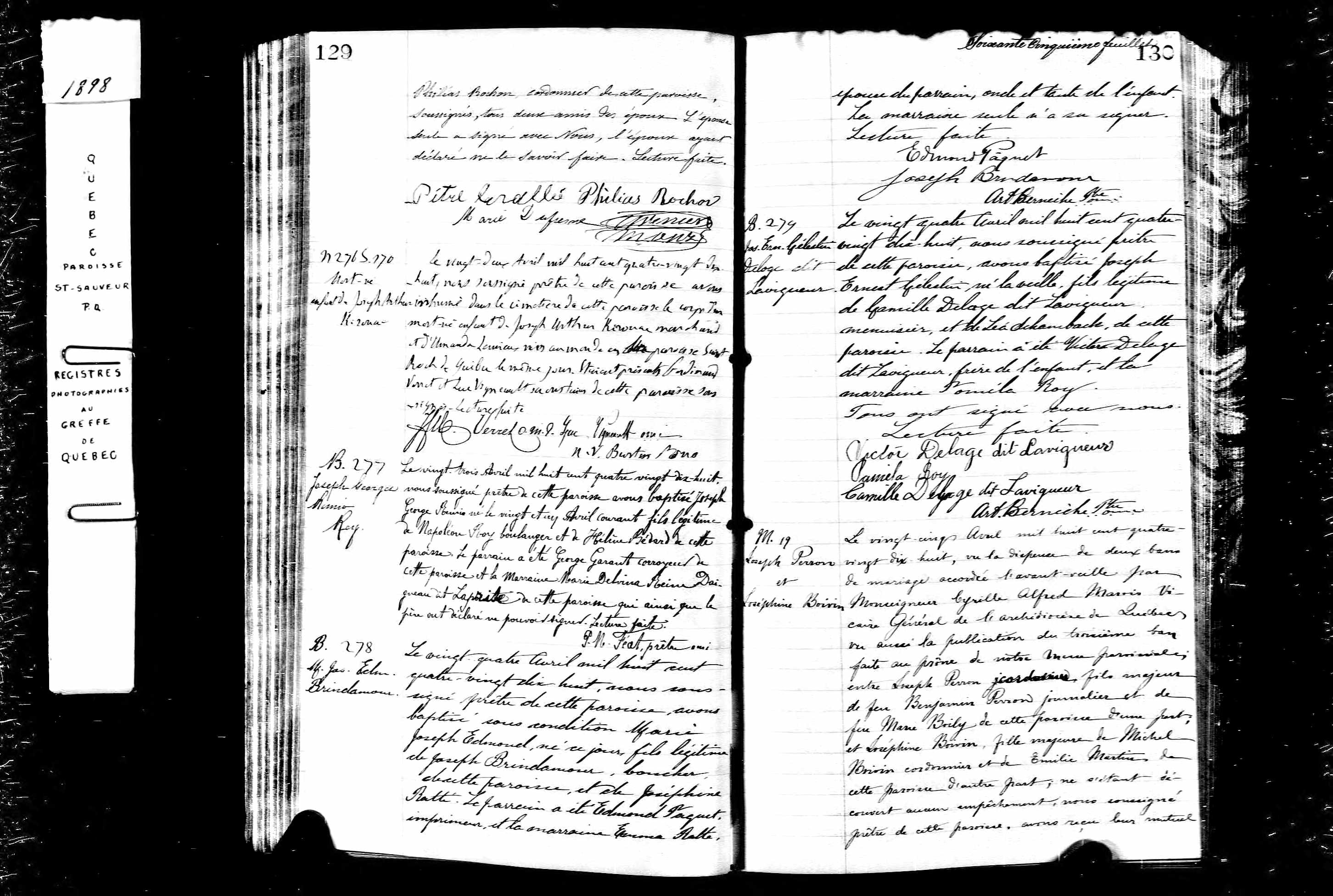 Acte de sépulture