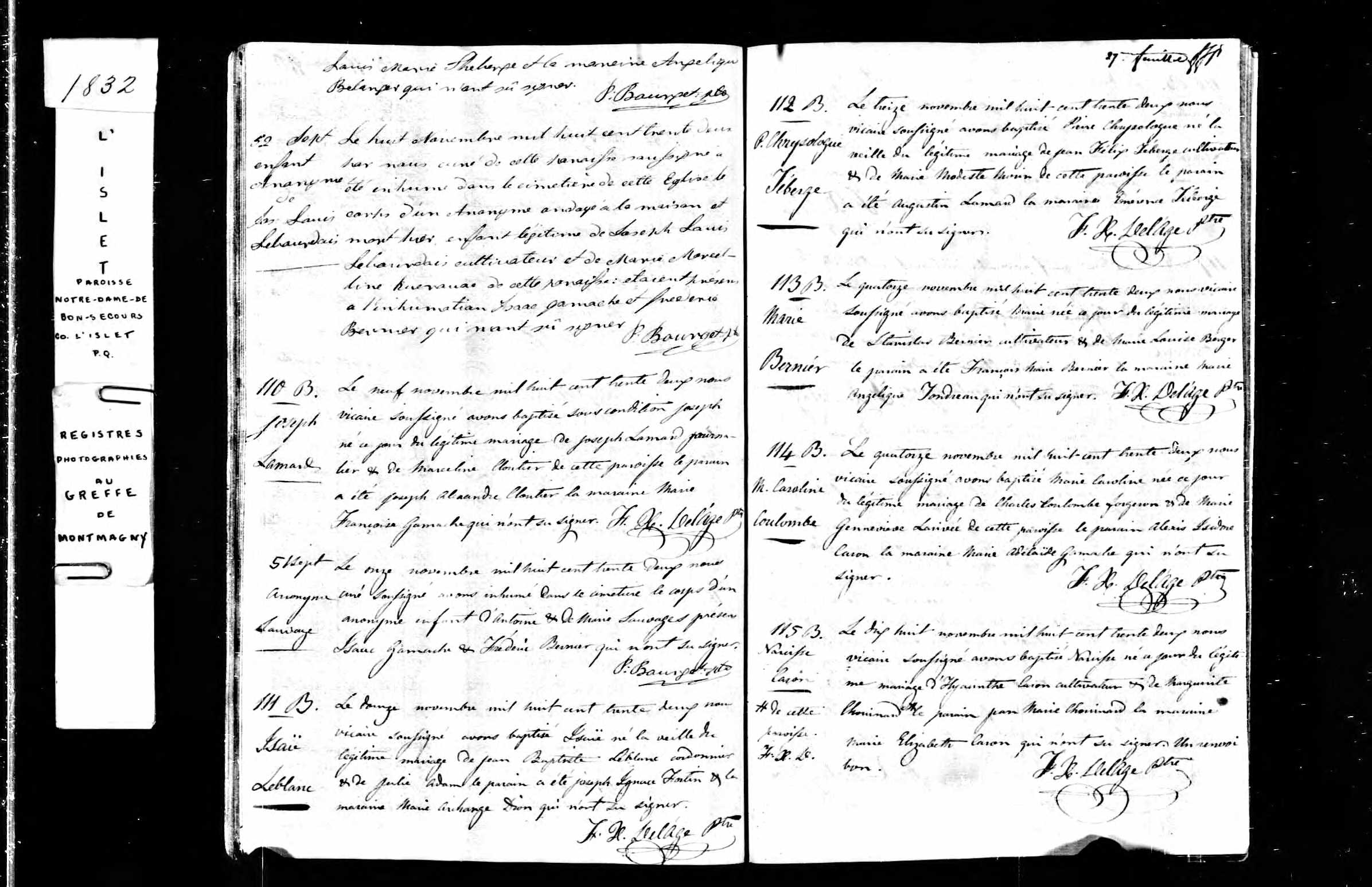 Acte de sépulture