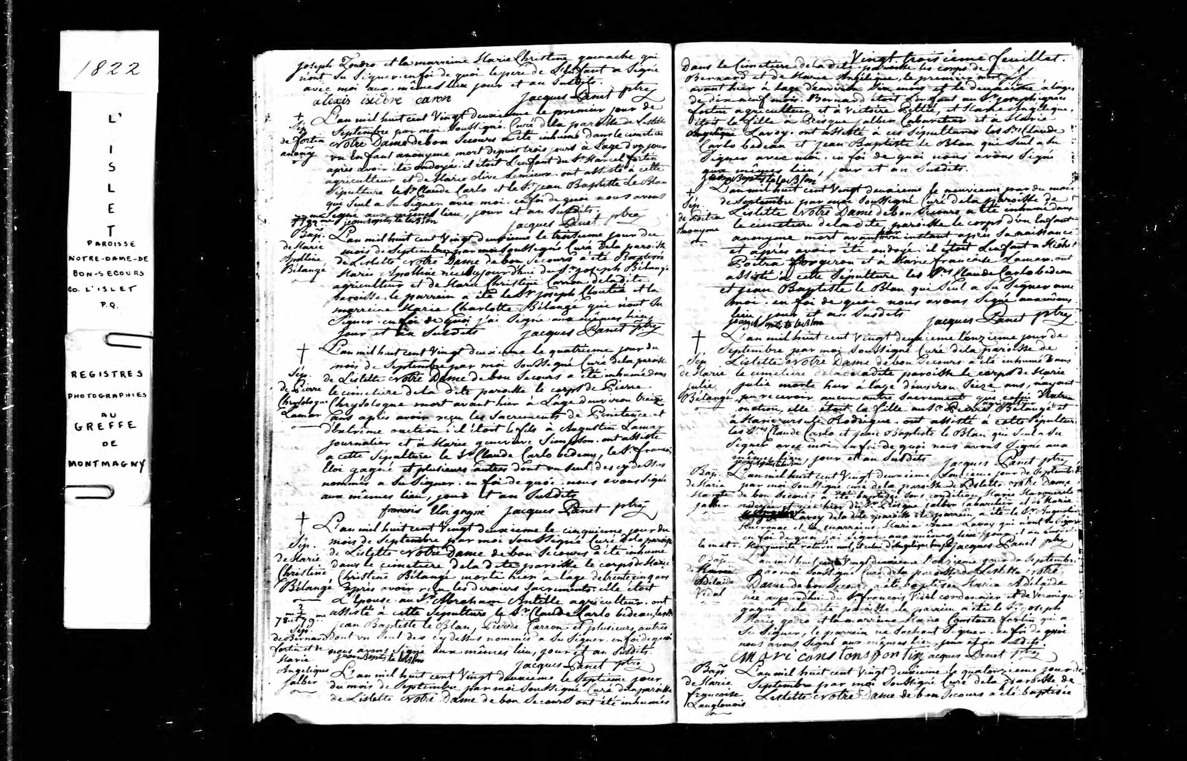 Acte de sépulture