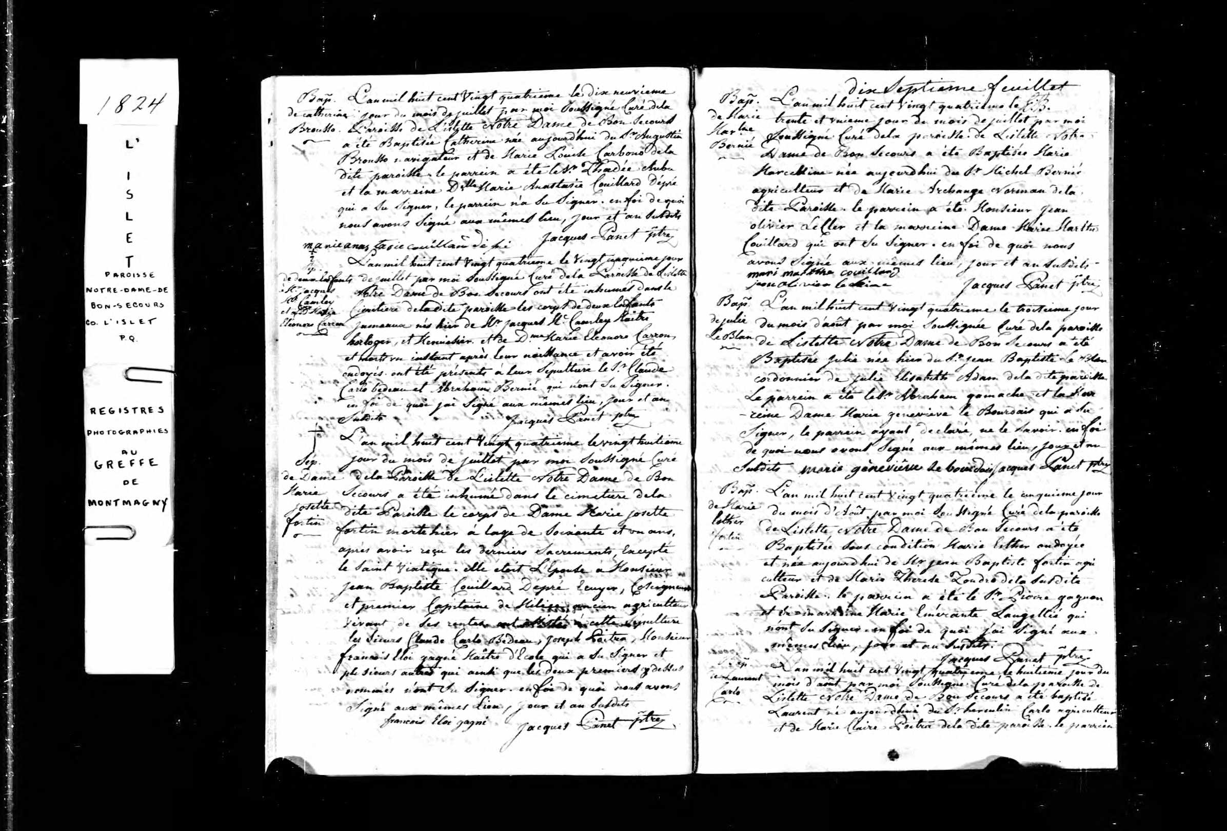 Acte de sépulture
