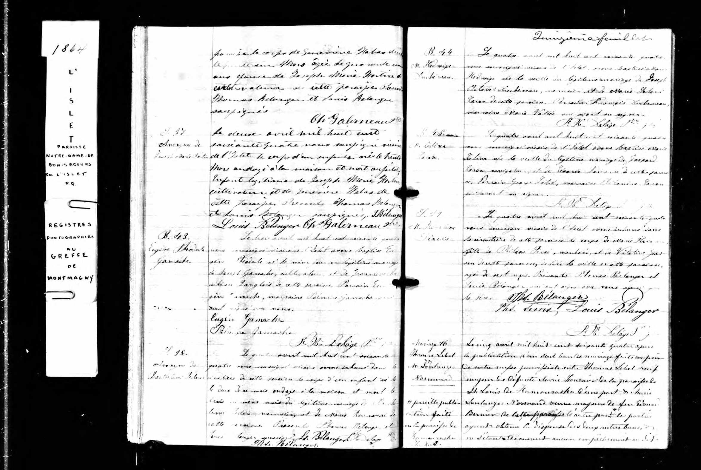 Acte de sépulture