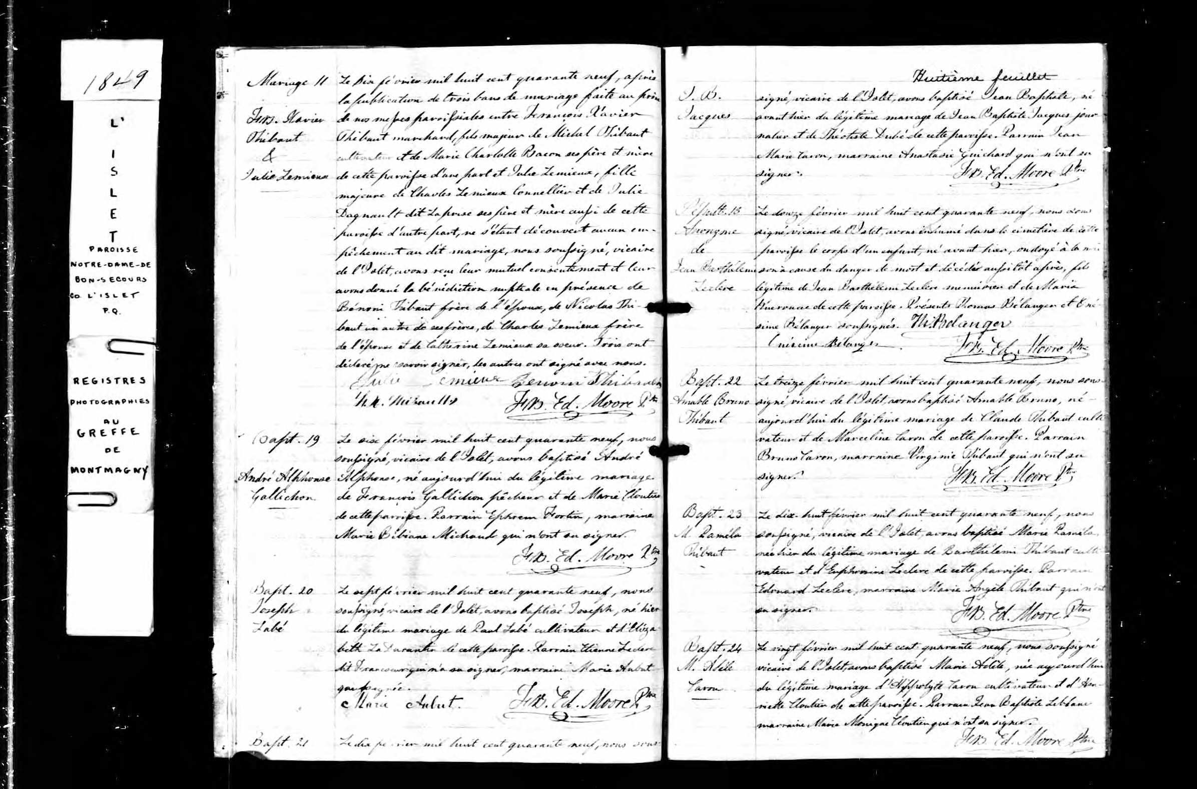 Acte de sépulture