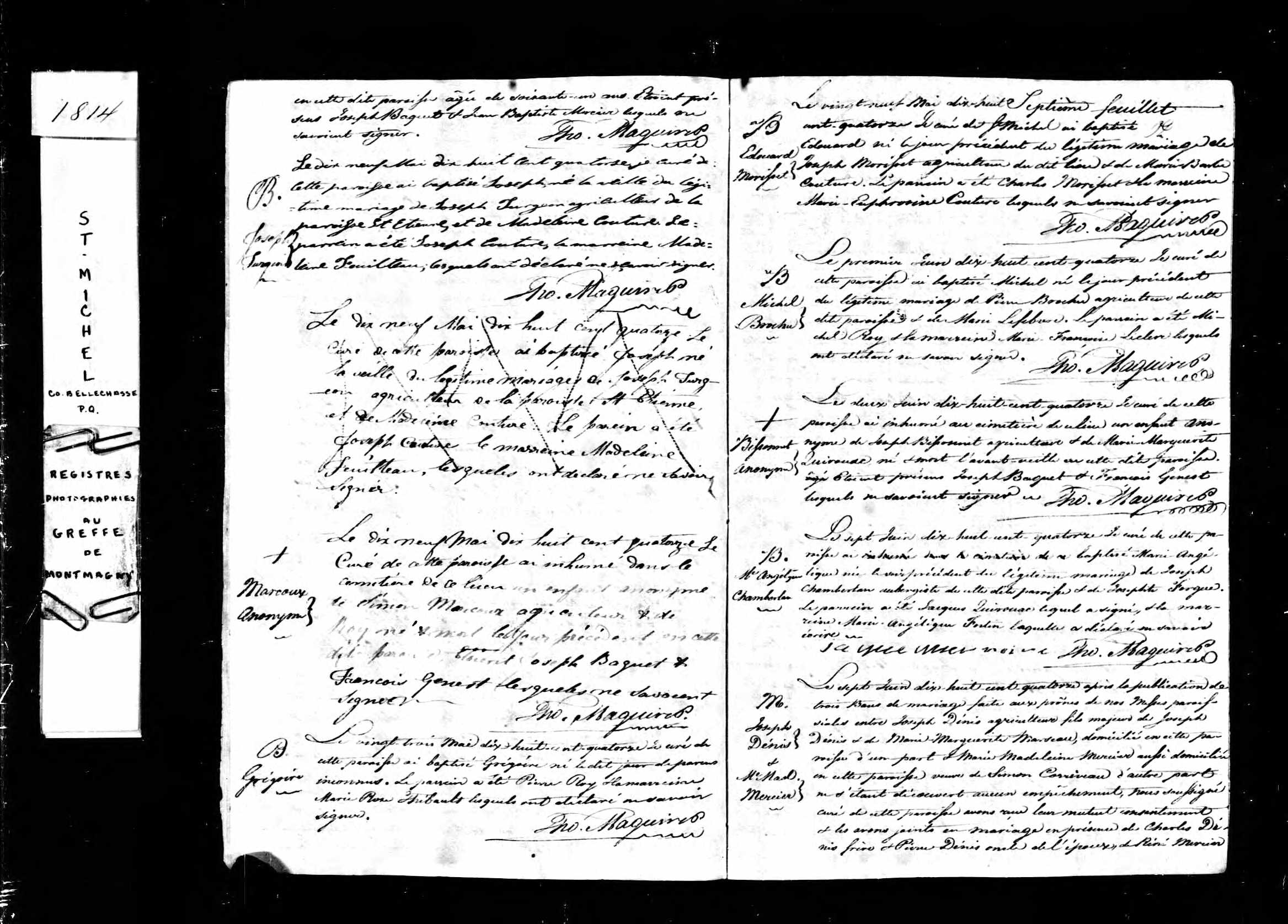 Acte de sépulture