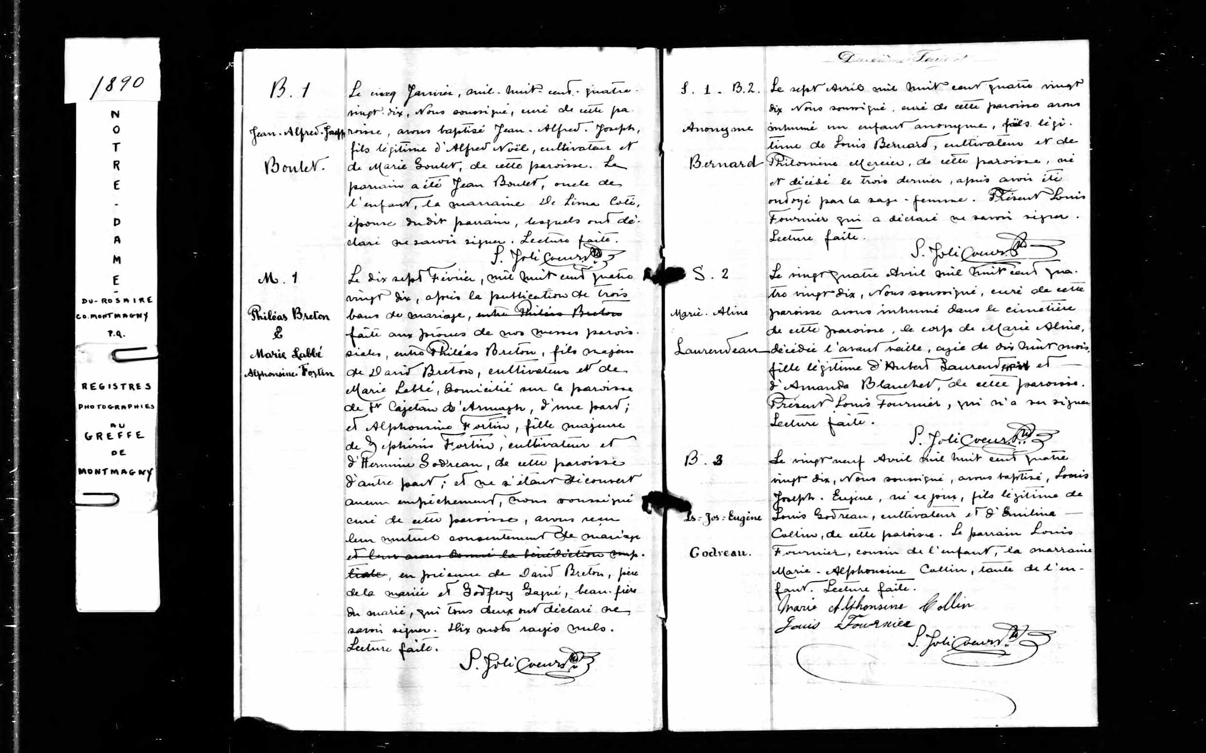 Acte de sépulture