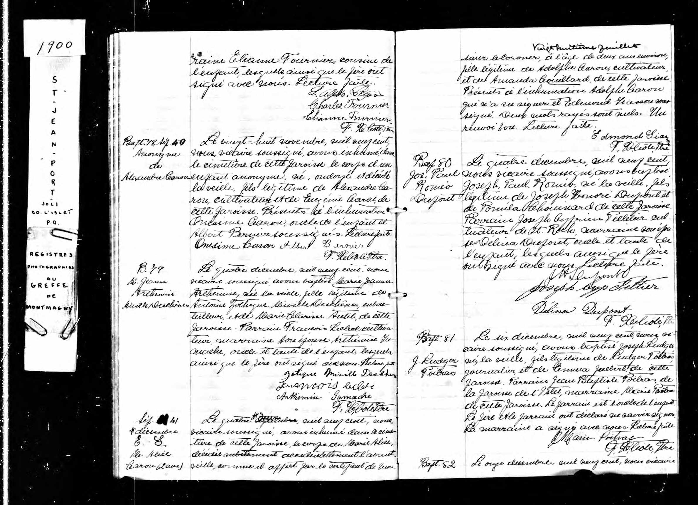 Acte de sépulture Acte de sépulture