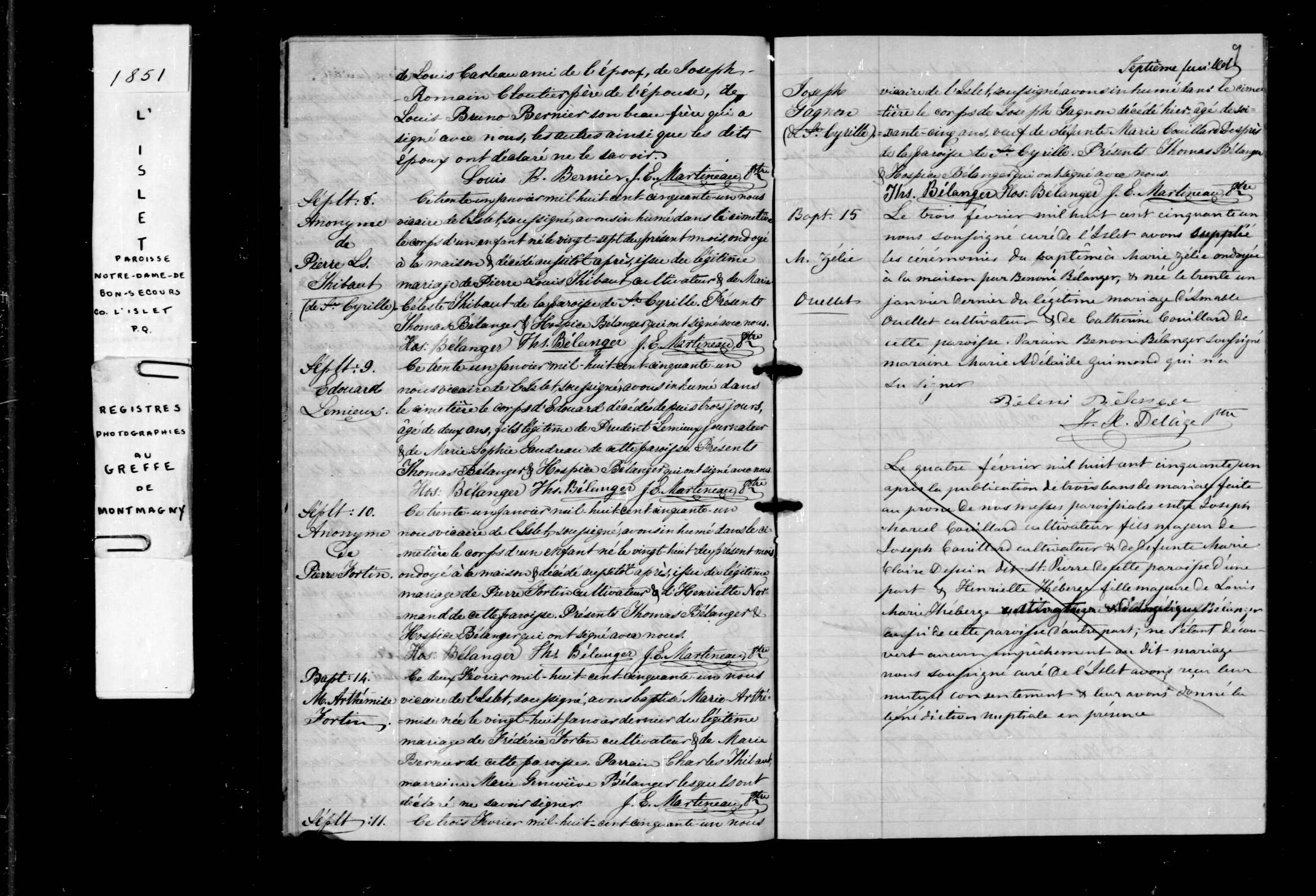 Acte de sépulture