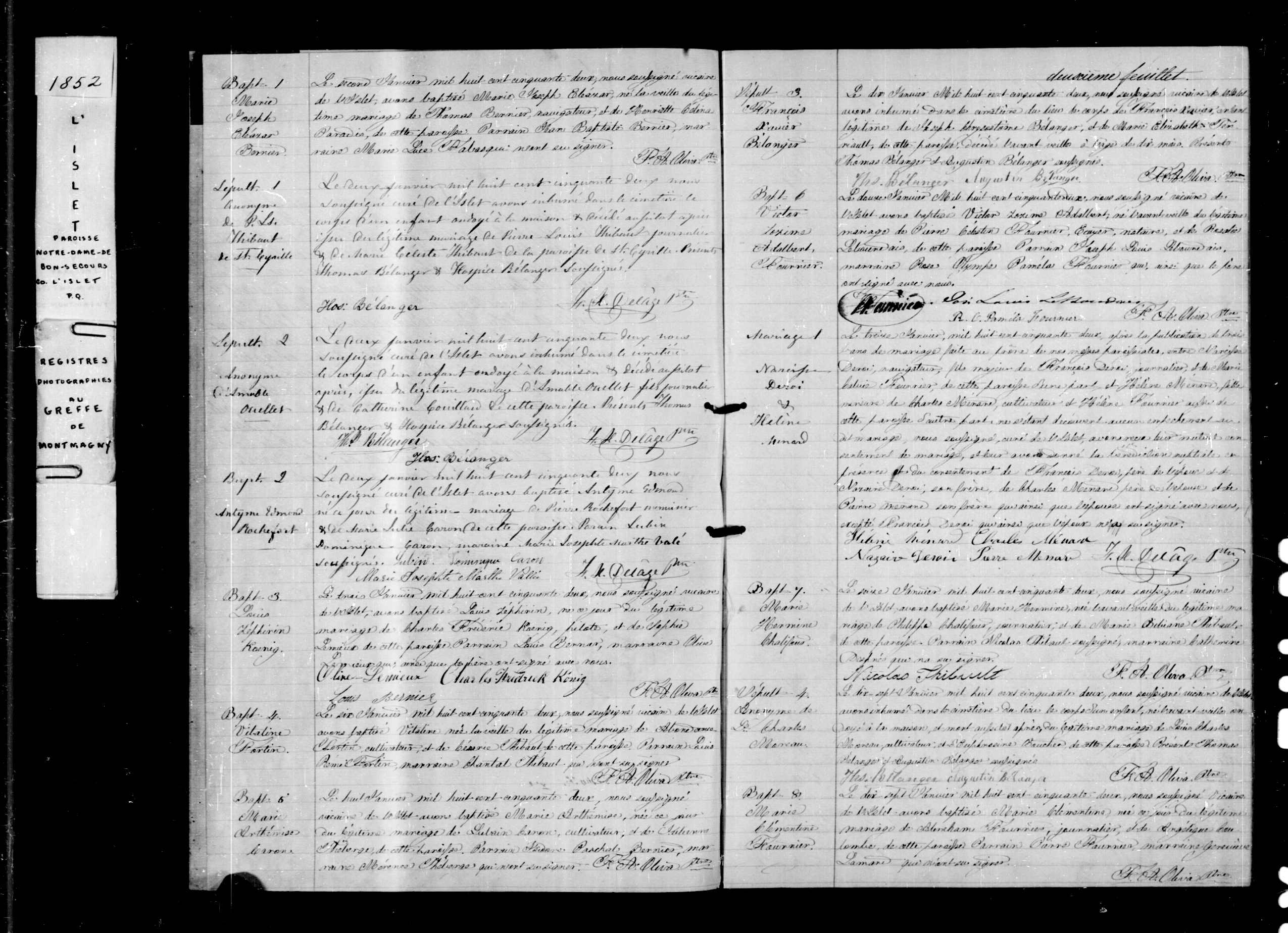 Acte de sépulture
