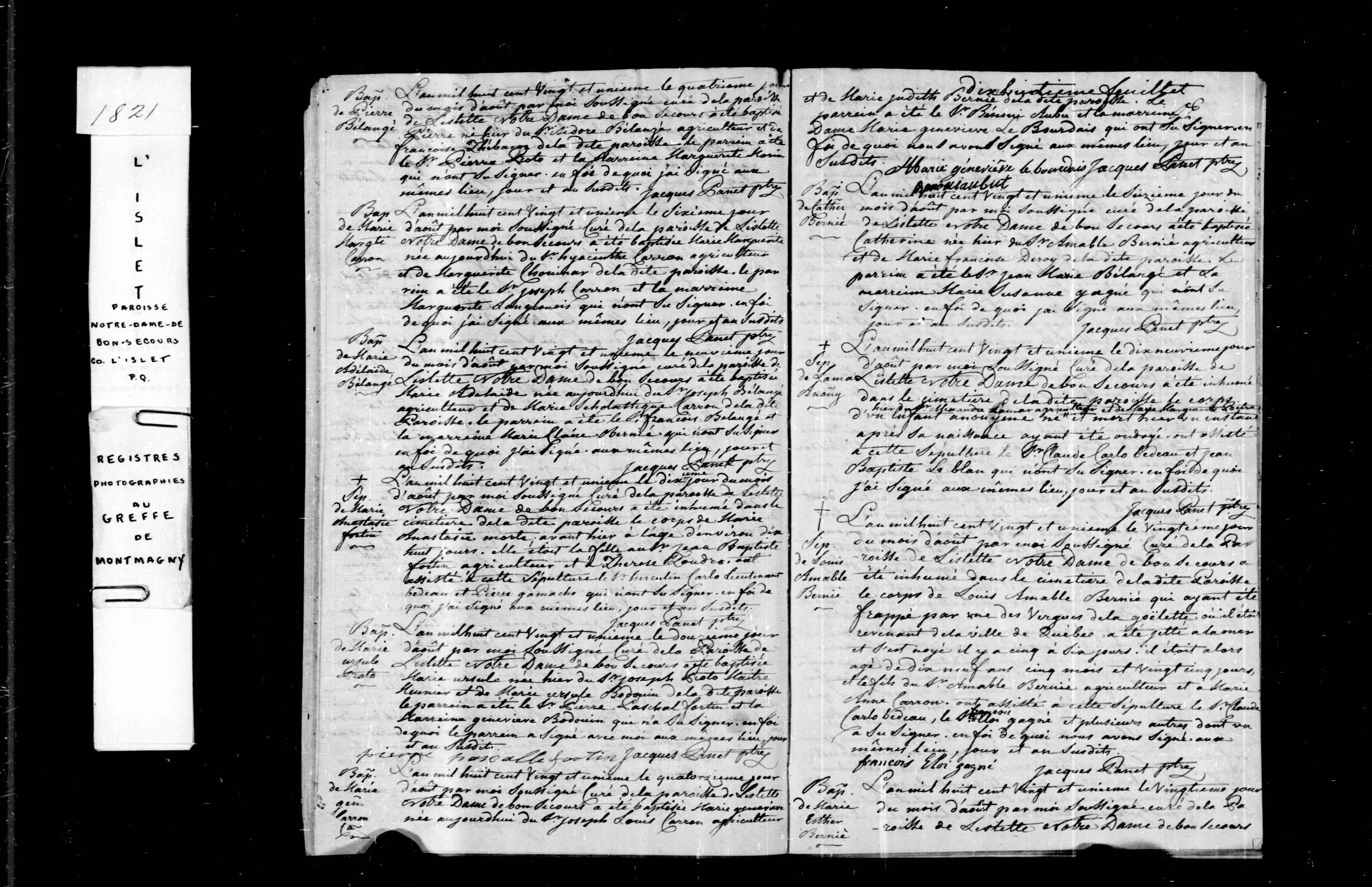 Acte de sépulture Acte de sépulture