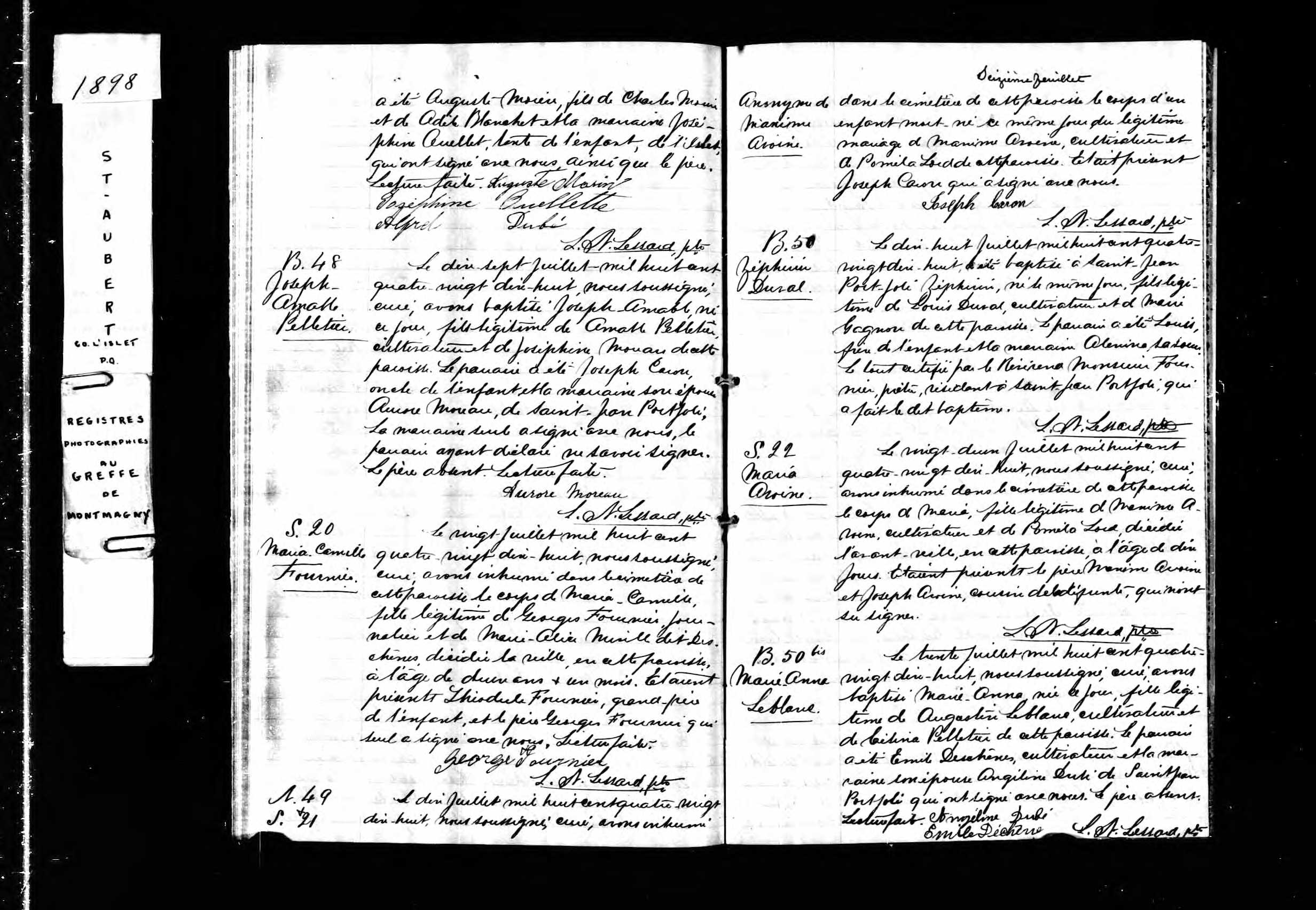 Acte de sépulture