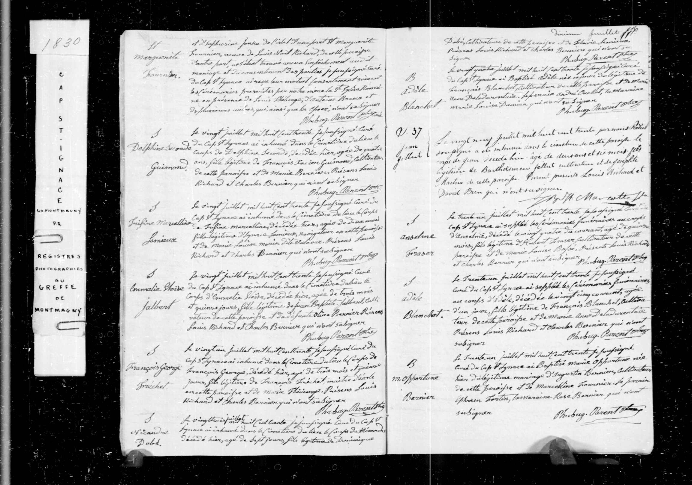 Acte de sépulture