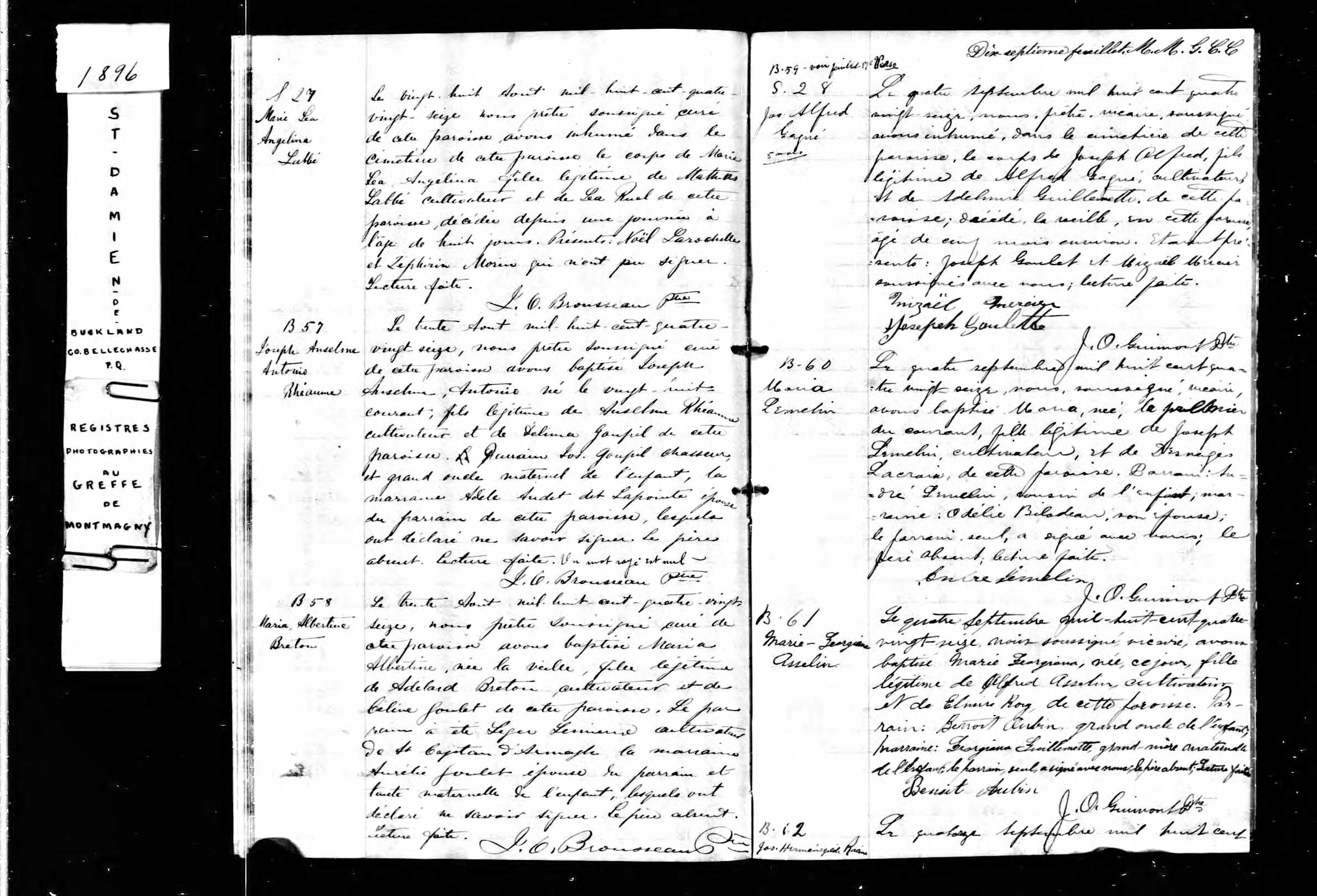 Acte de baptême