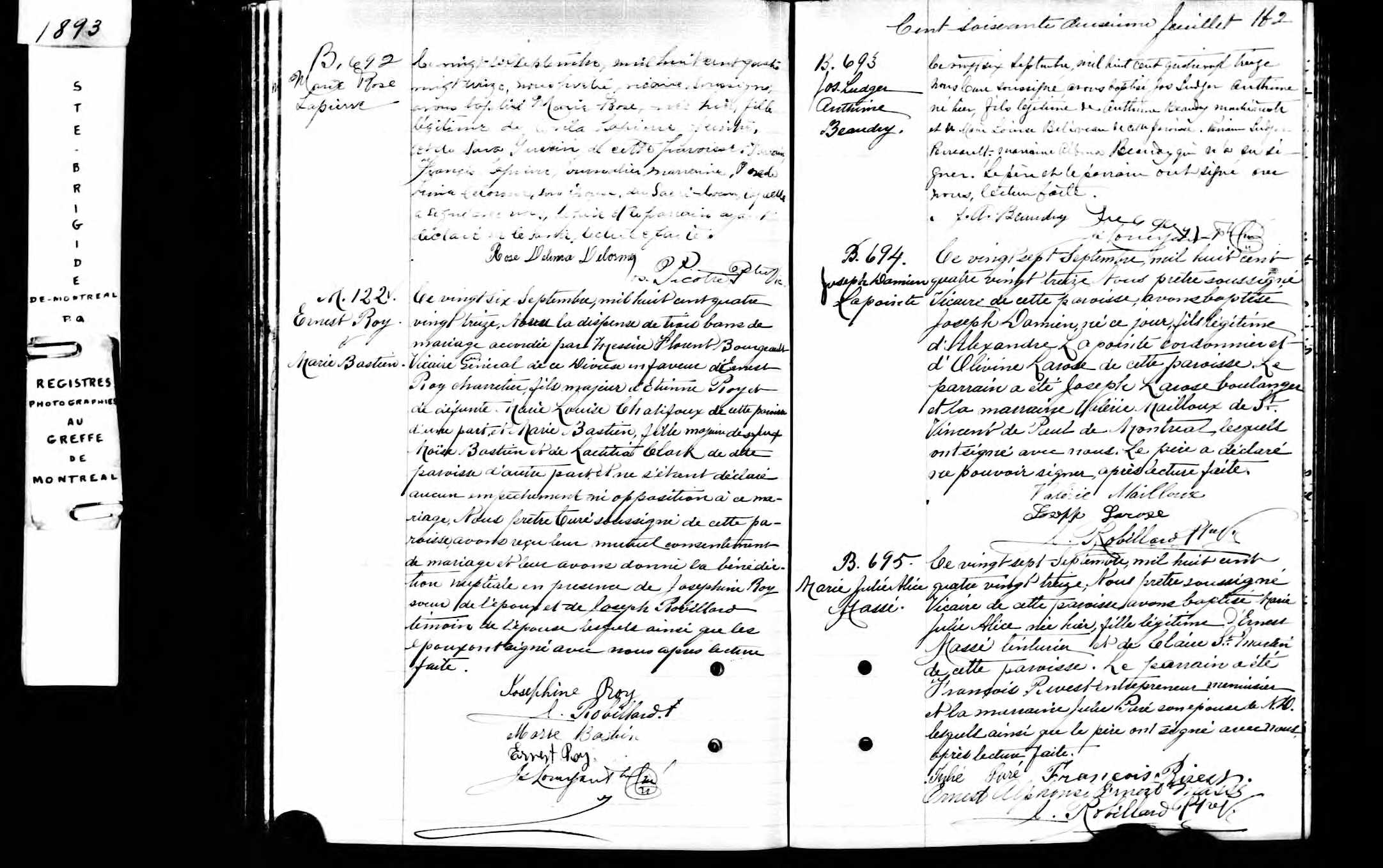 Acte de baptême