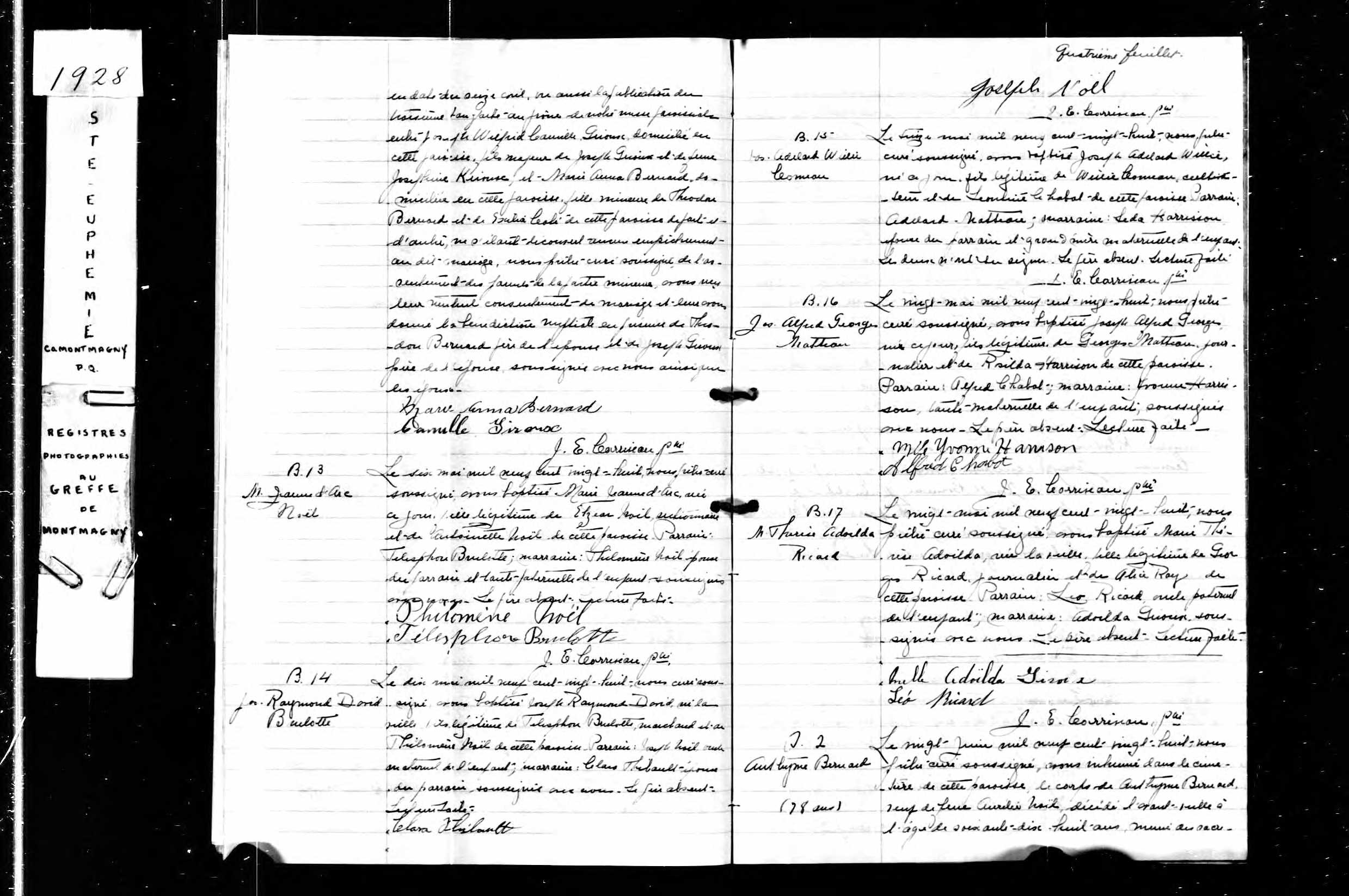  Acte de sépulture