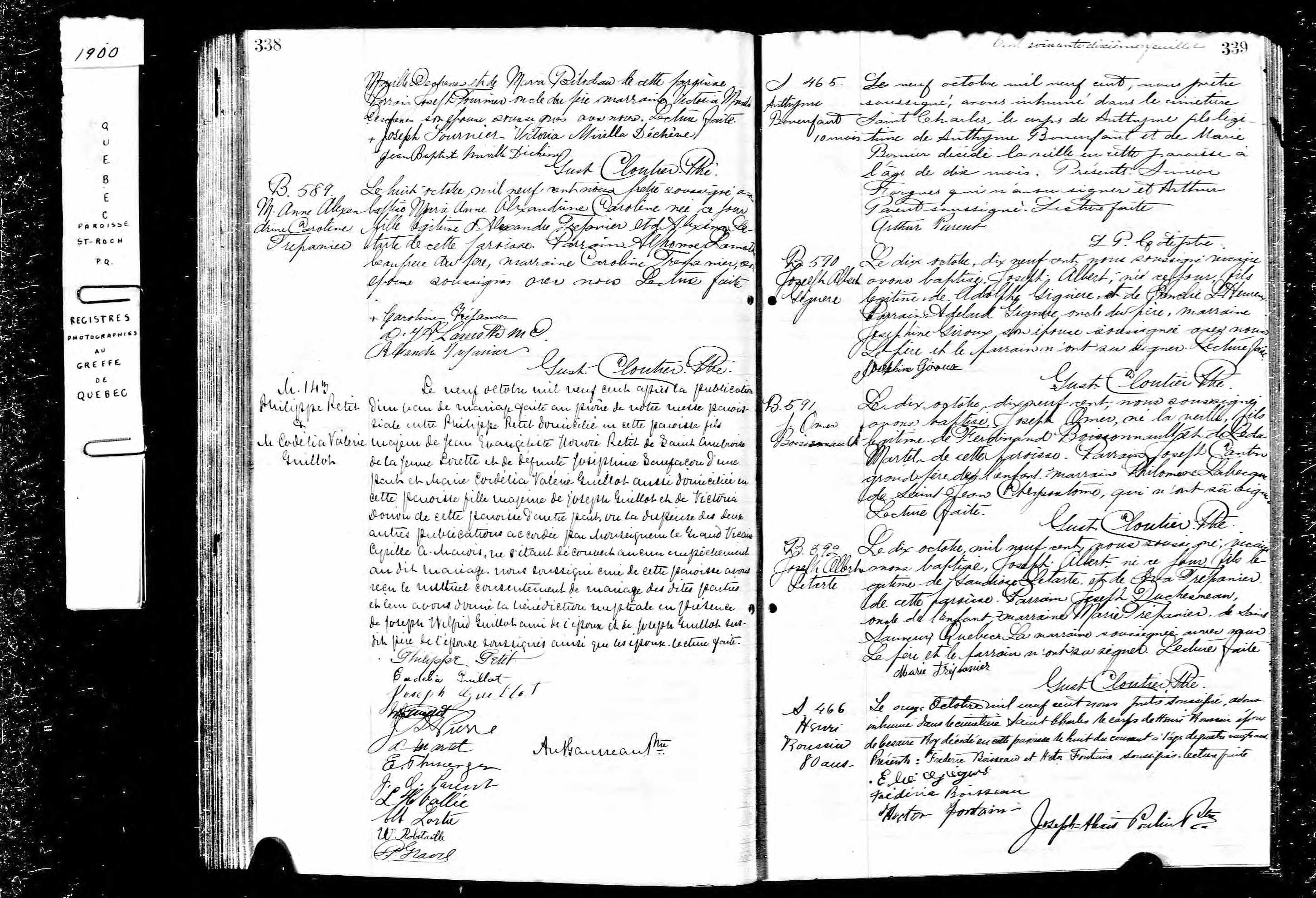 Acte de sépulture