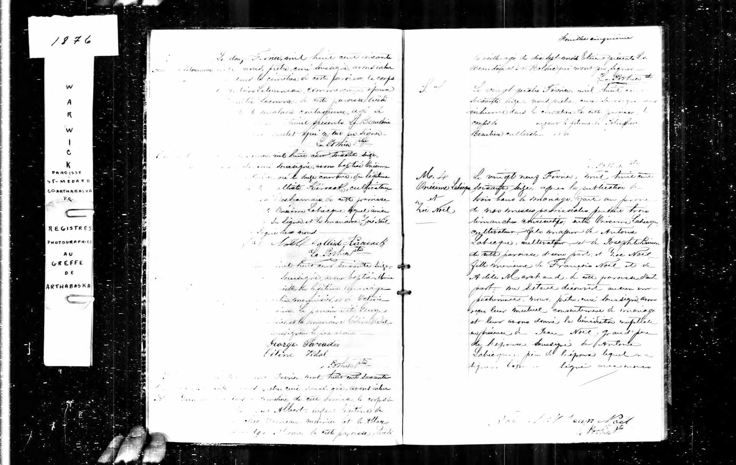 Acte de sépulture