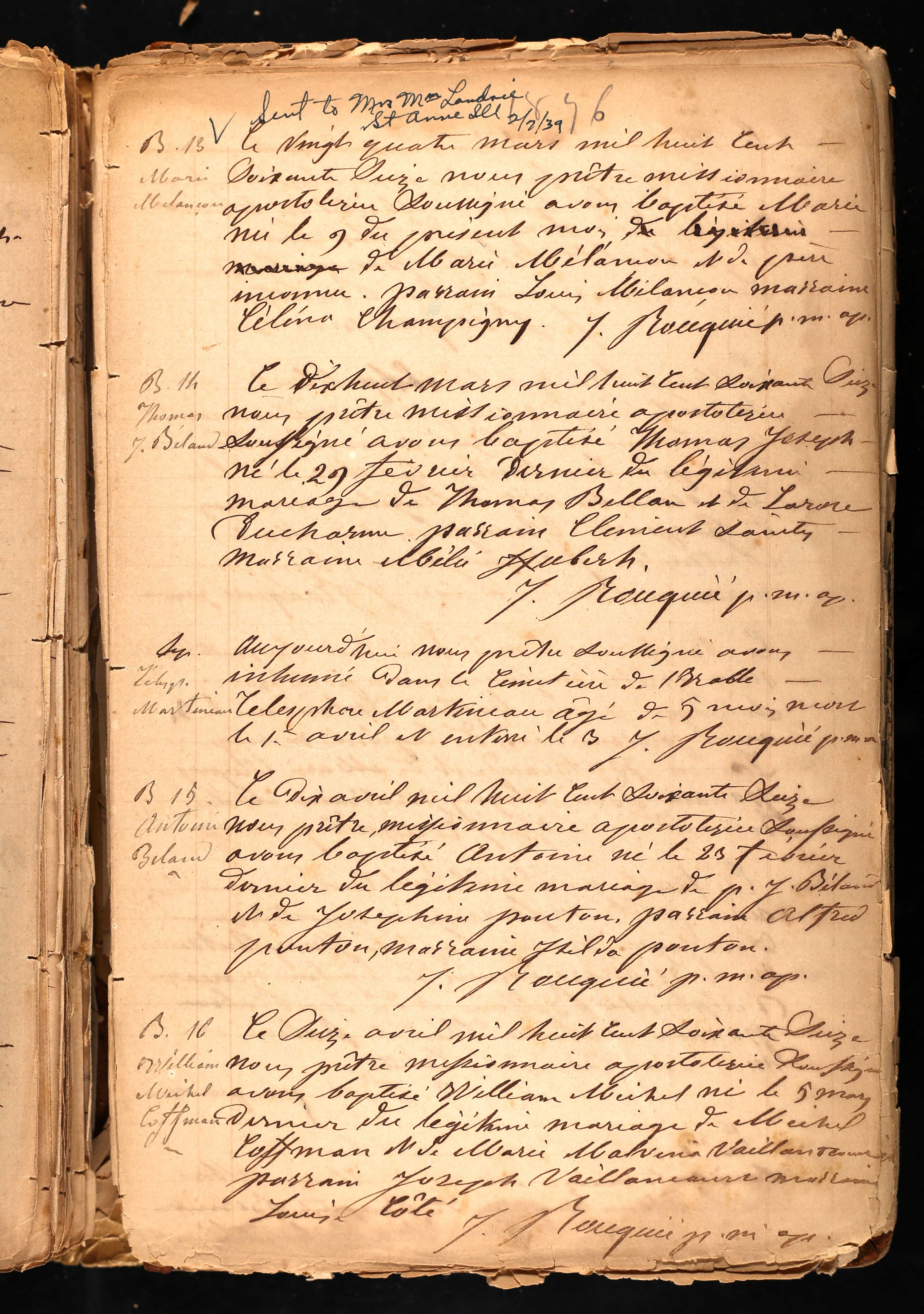 Acte de baptême