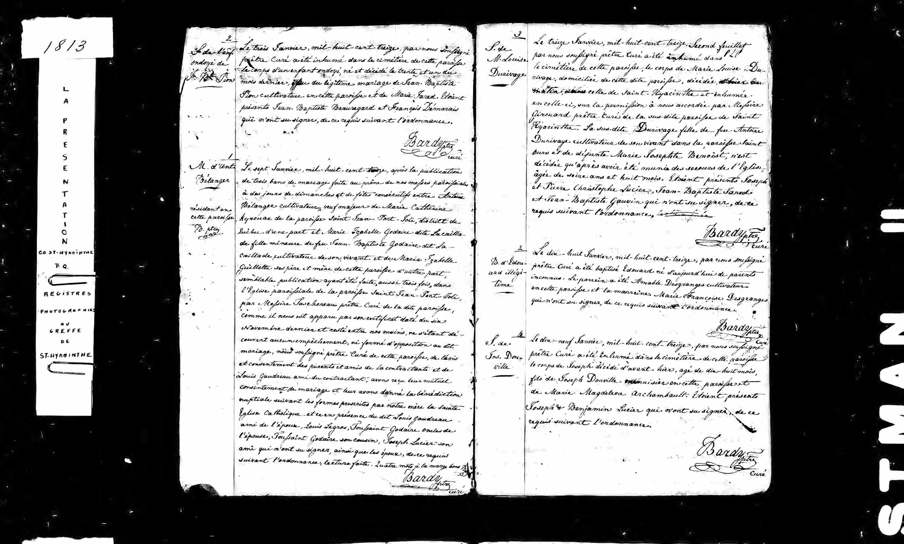 Acte de mariage en secondes noces