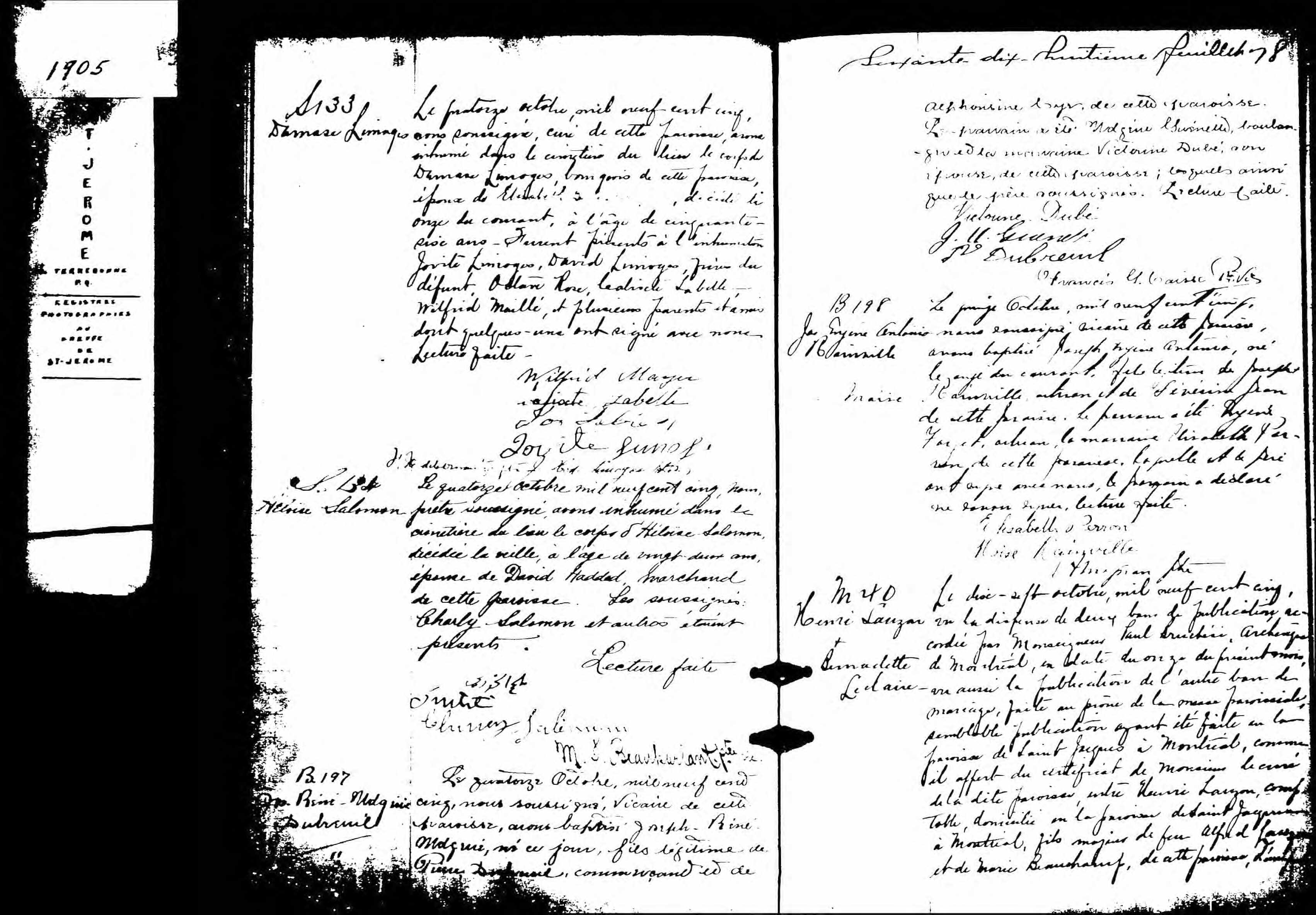 Acte de baptême