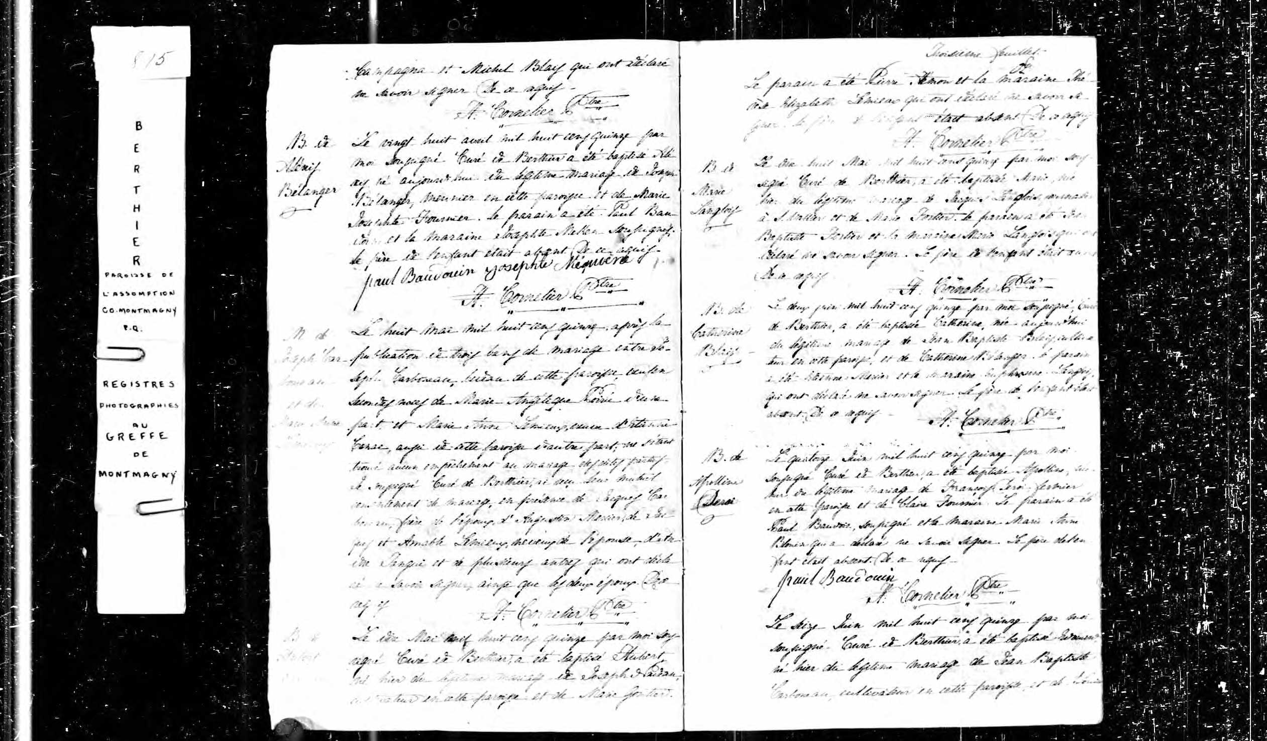 Acte de baptême