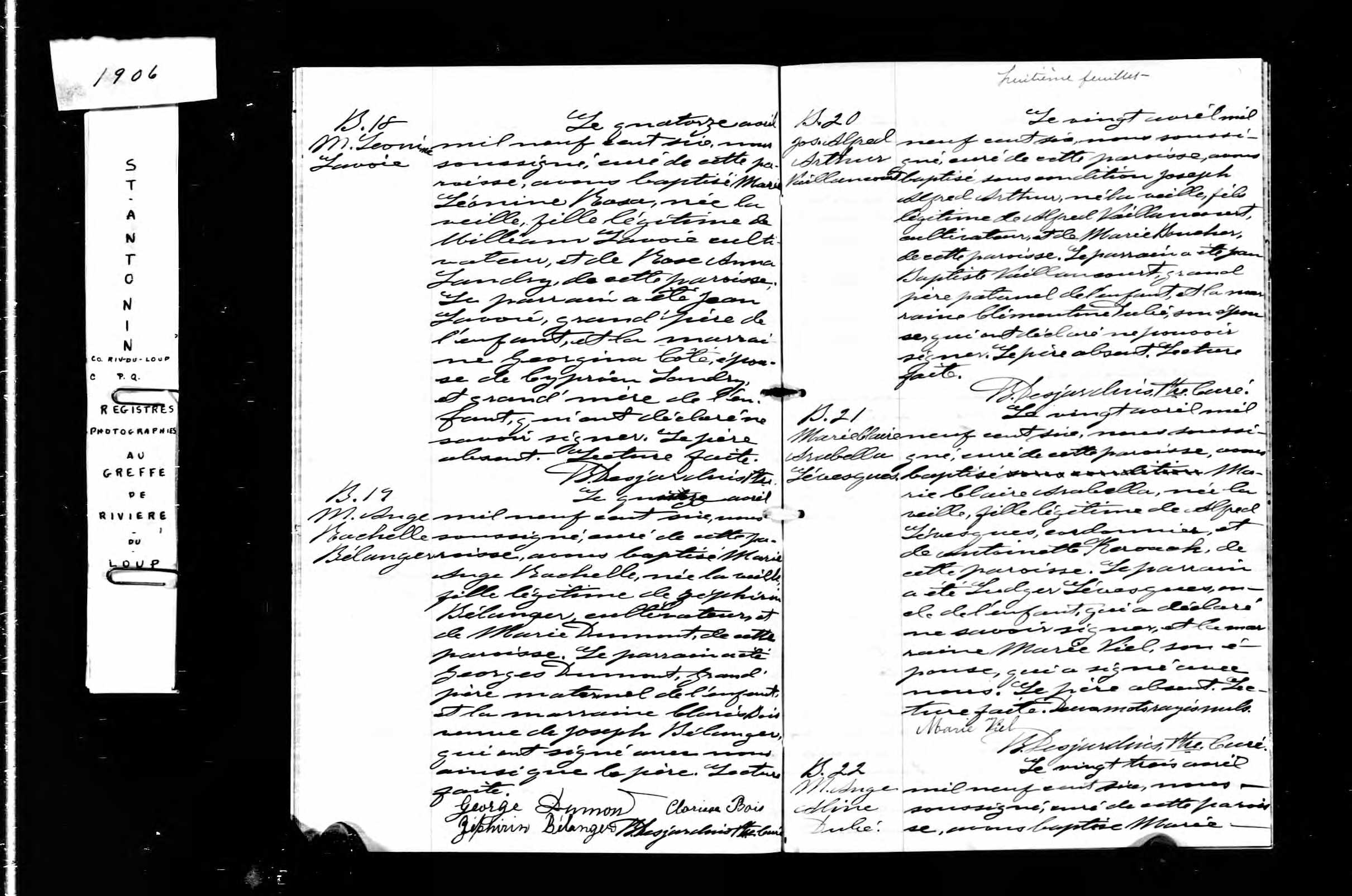 Acte de baptême