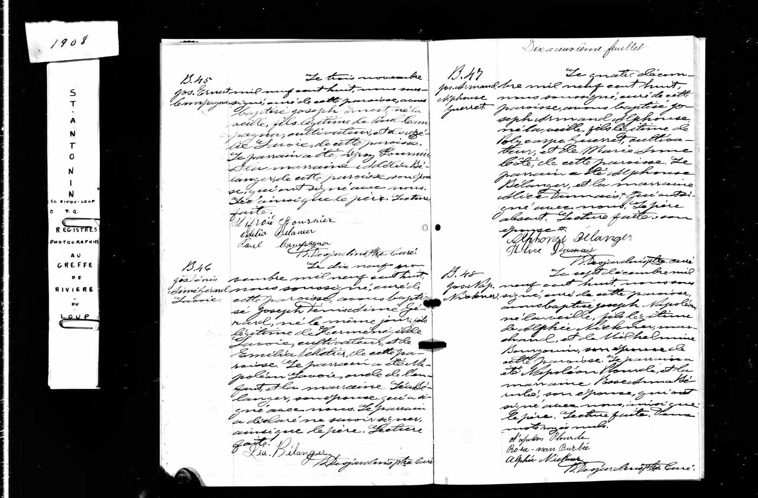 Acte de baptême
