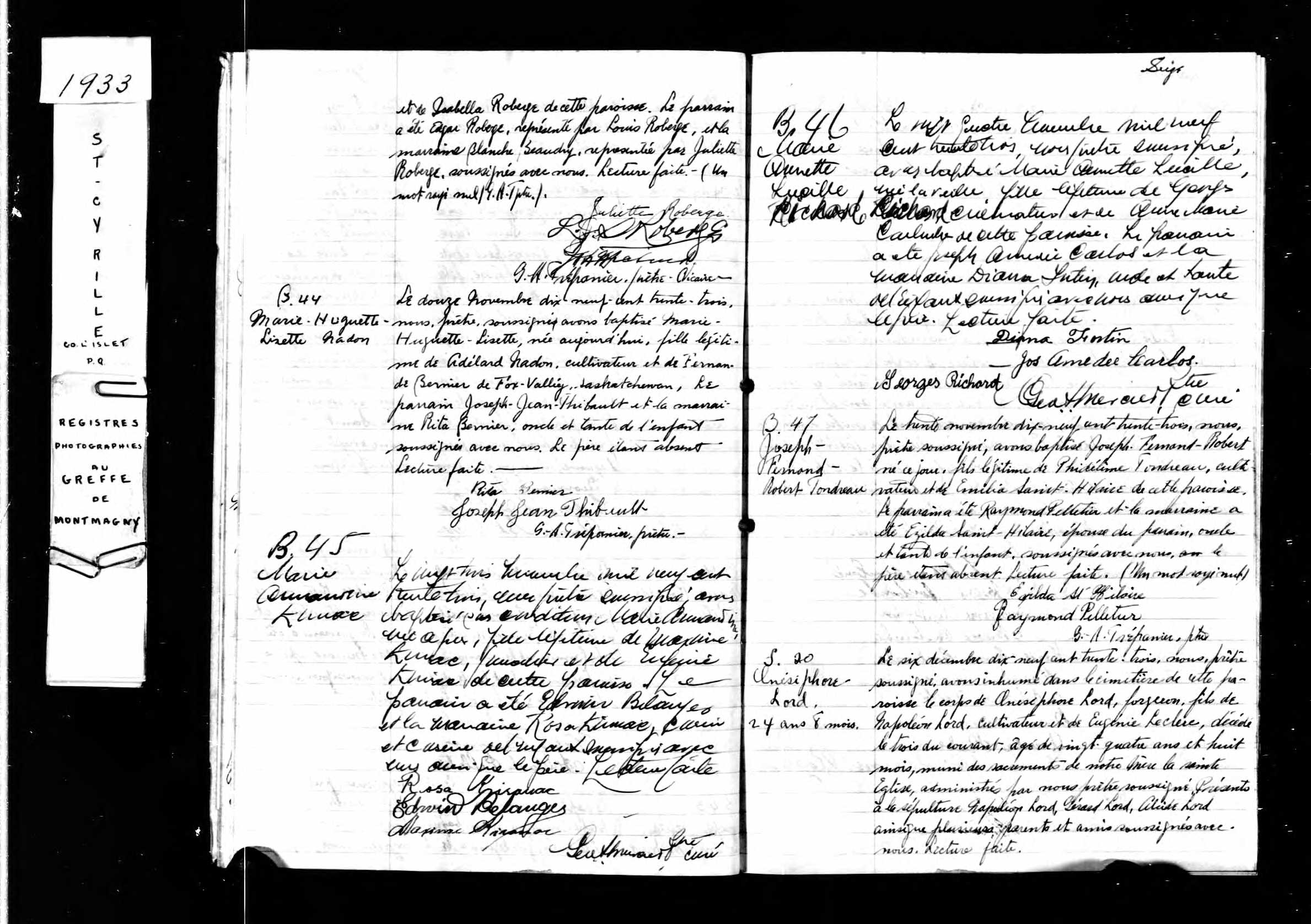 Acte de baptême