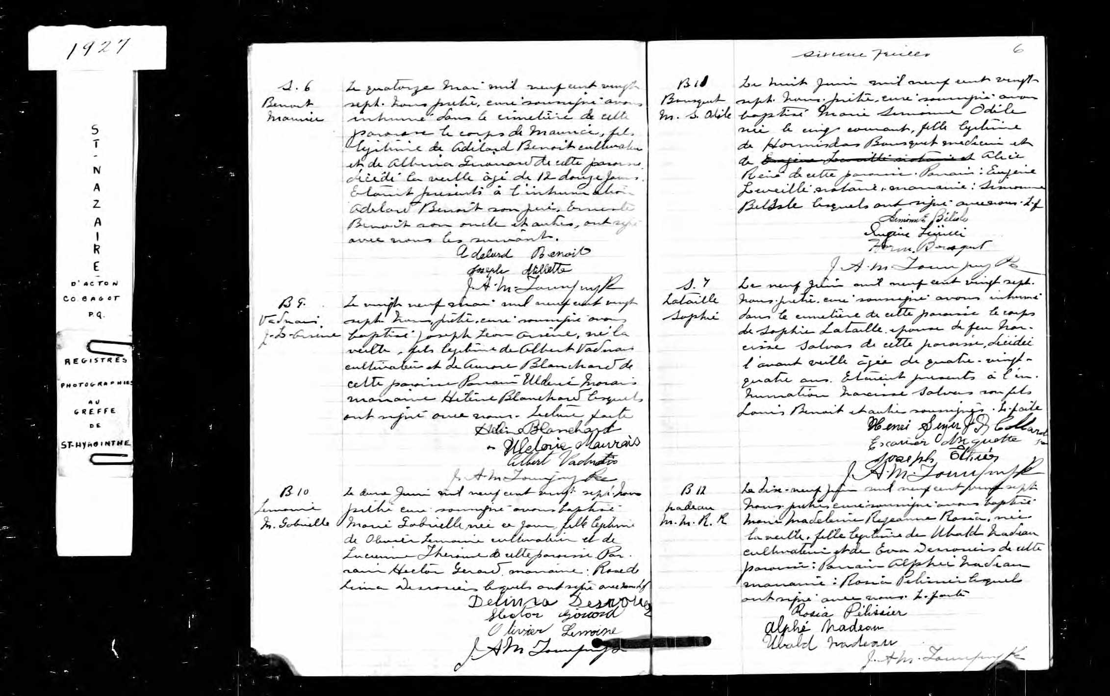 Acte de baptême