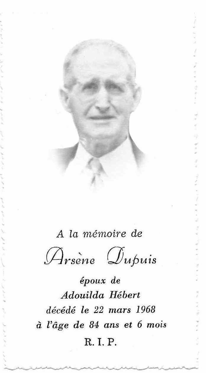 Carte mortuaire