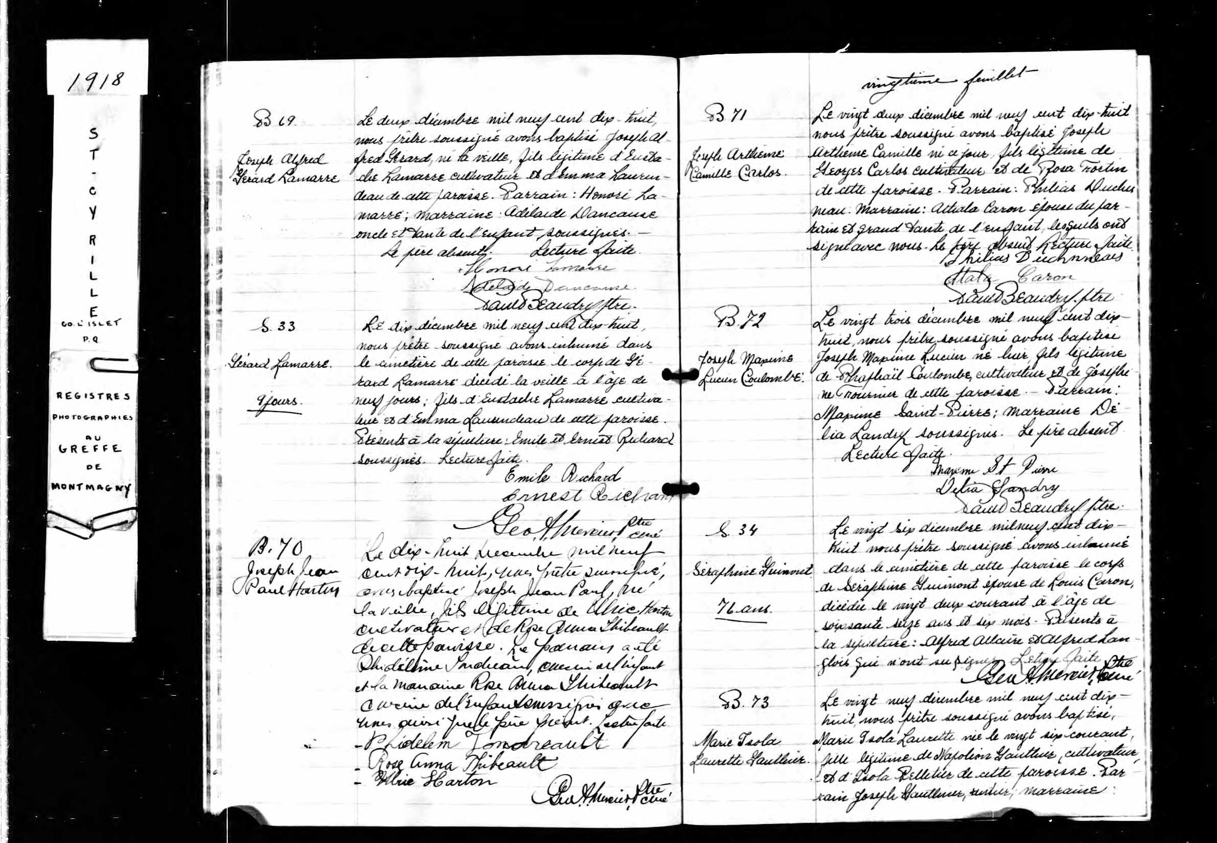 Acte de baptême