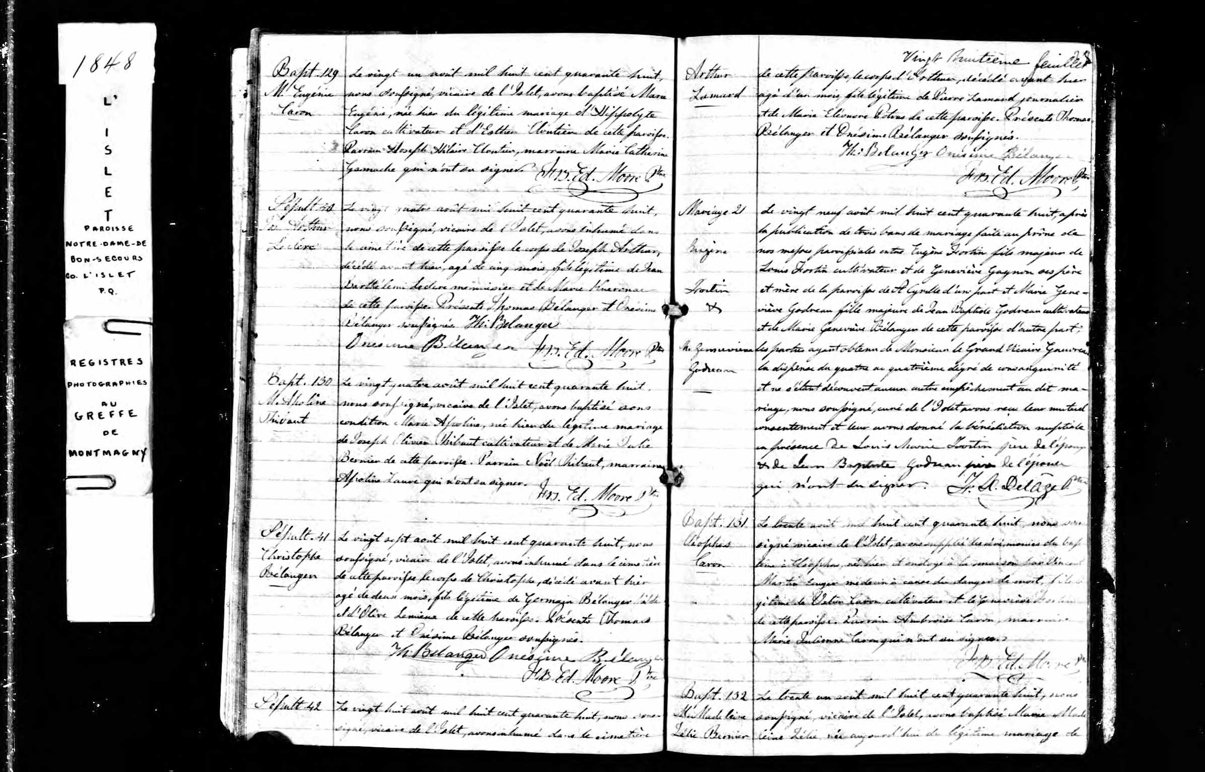 Acte de sépulture